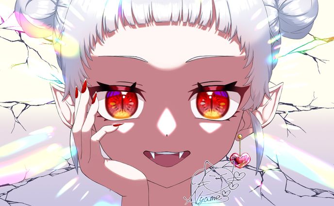 一次創作【赤目の天使(仮名)/ルージュ】