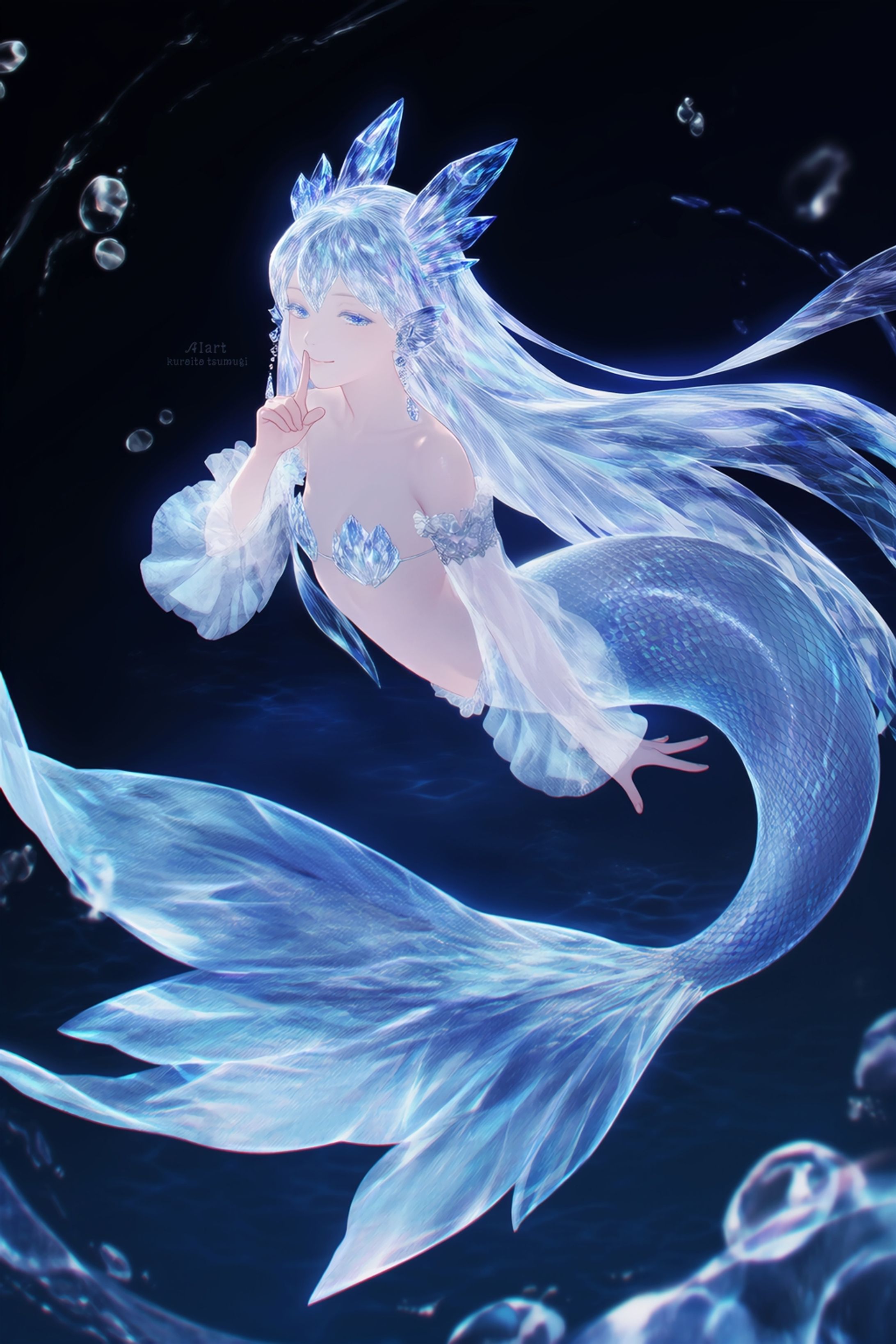 Crystal mermaid │AIart-1