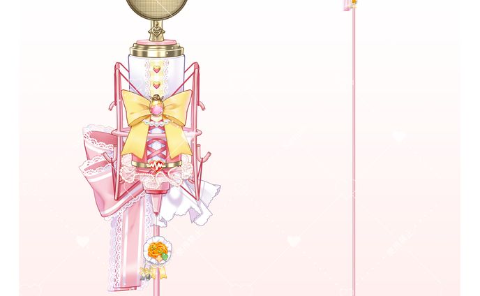 Vtuberえむ子まる様│配信素材イラスト(マイク)