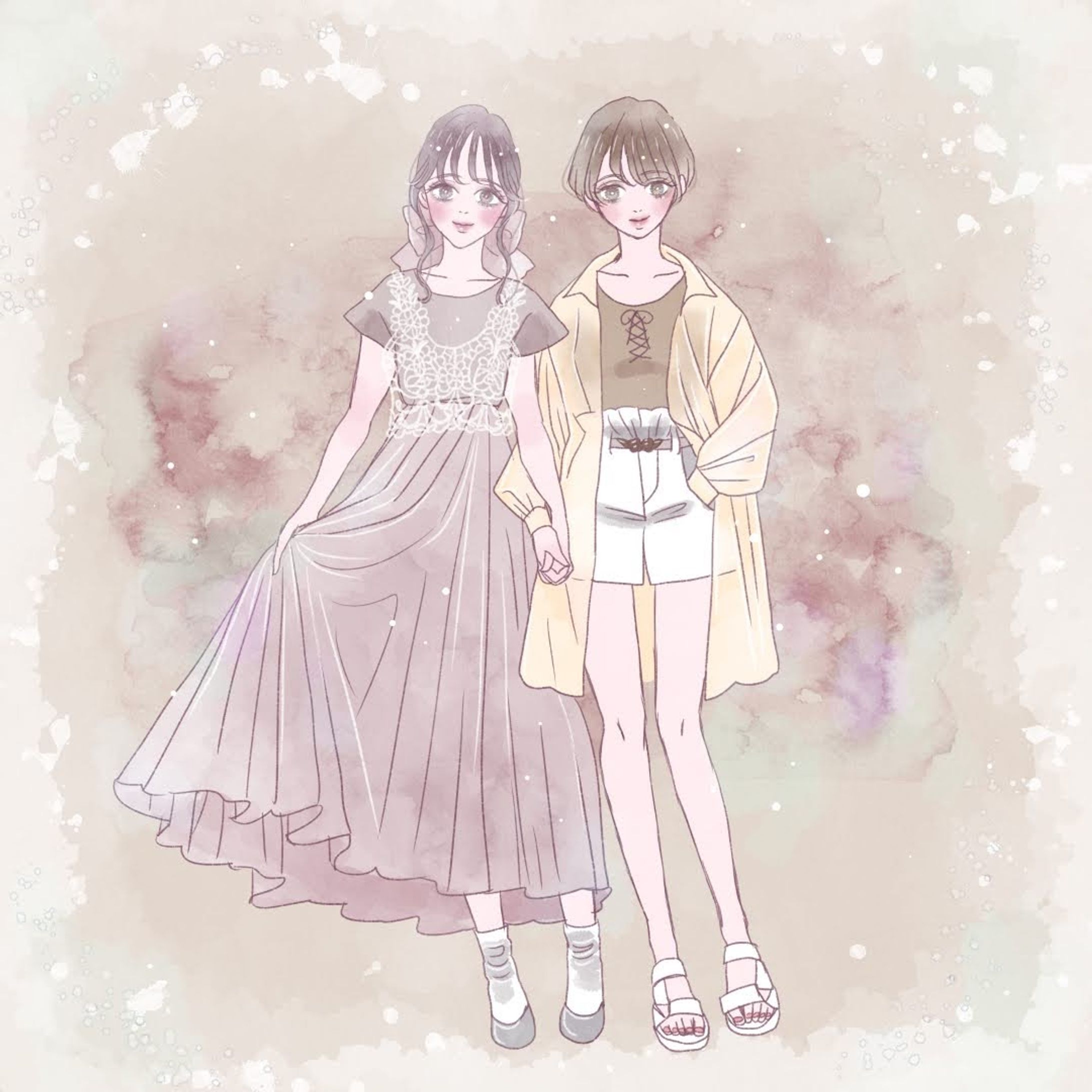 消えそうな色コーデ-1