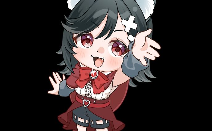赤ずきん×オオカミ　ミニキャラ