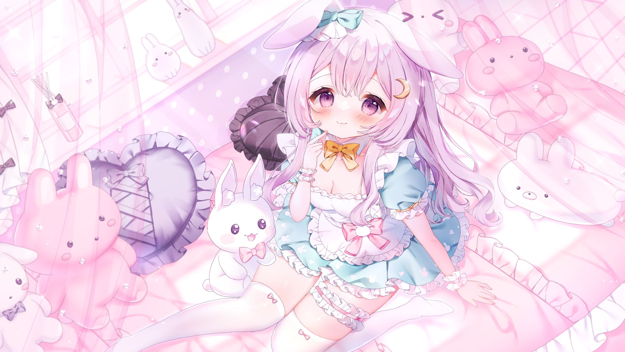 【 works 】兎野えまる様 ┊ 半年記念イラスト-1