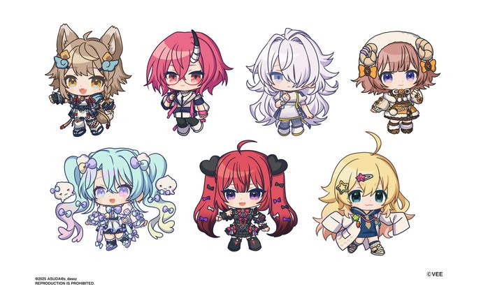 ⒸVEE デフォルメイラスト