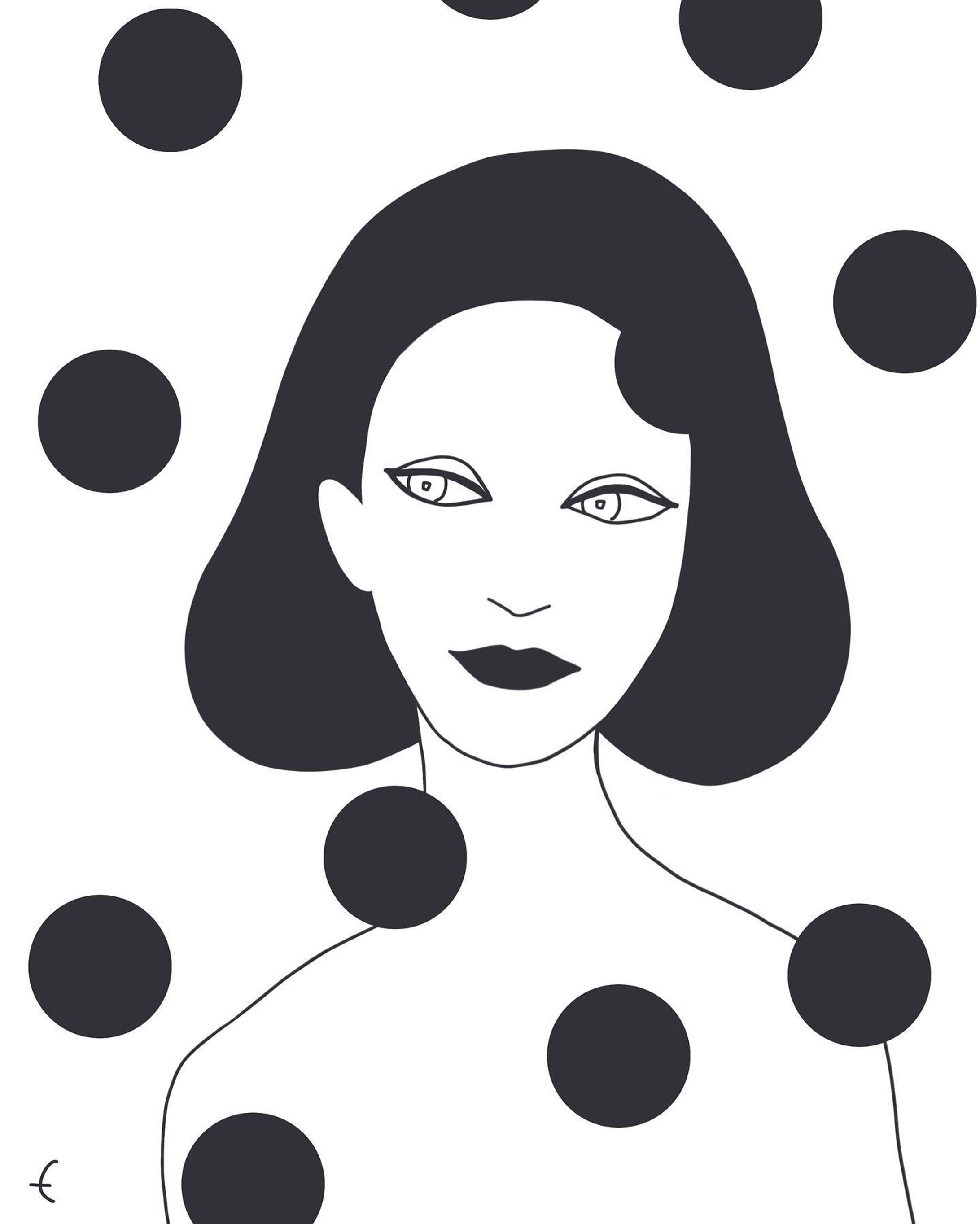 -
Anxiety  不安
From a series of 
“Within your wall”

#illustrationfashion #ladyportrait #worksonpaper #graphicartist #commedesgarcons #dots #textileart #不安 #ヘアスタイル #イラストレーター #ボブヘアー #スタイリング #美容 #ドット #ワントーン #暮らしを愉しむ #アートポスター #水玉 #プロクリエイト-1