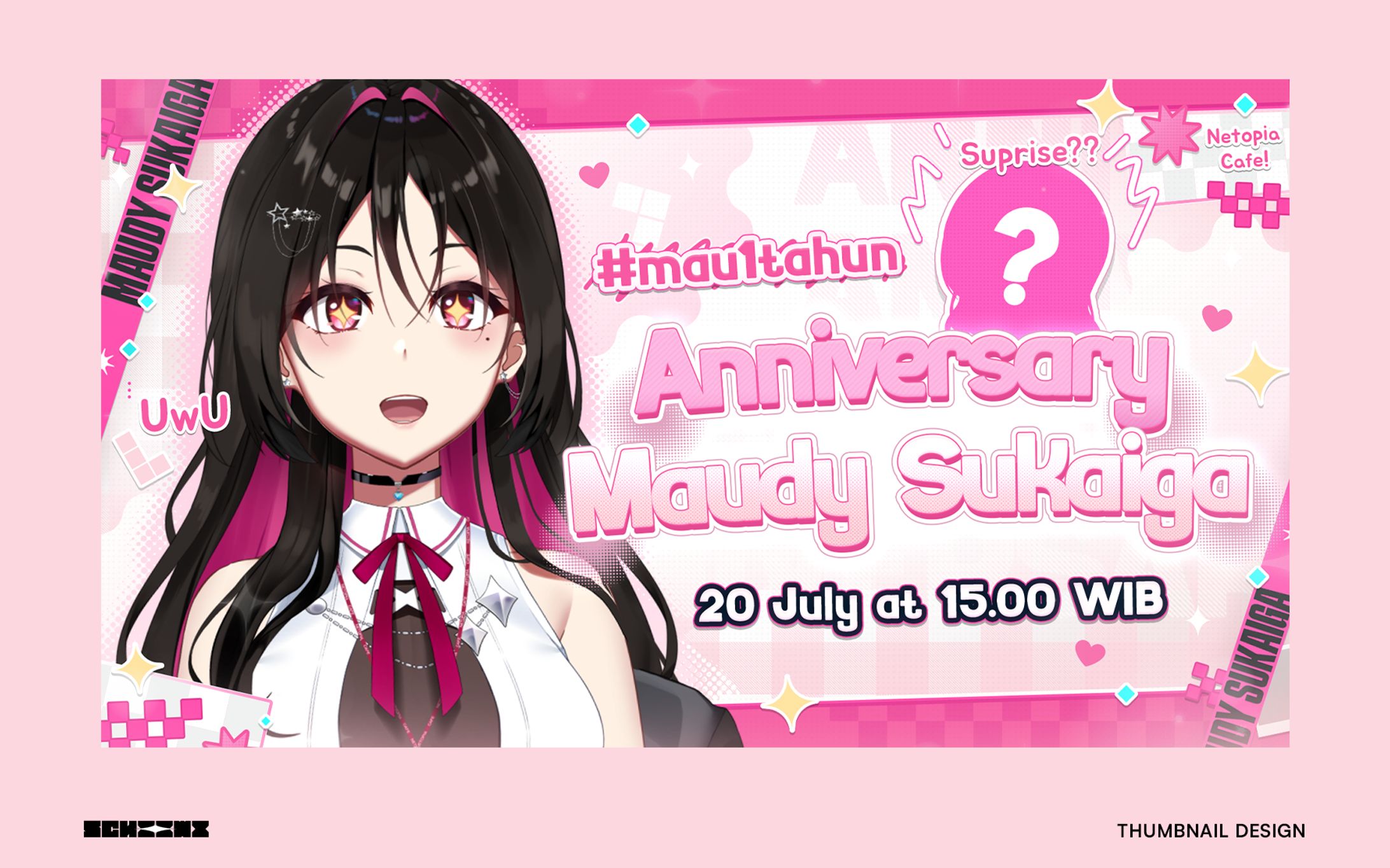 Maudy Sukaiga Anniversary #mau1tahun - THUMBNAIL DESIGN-1