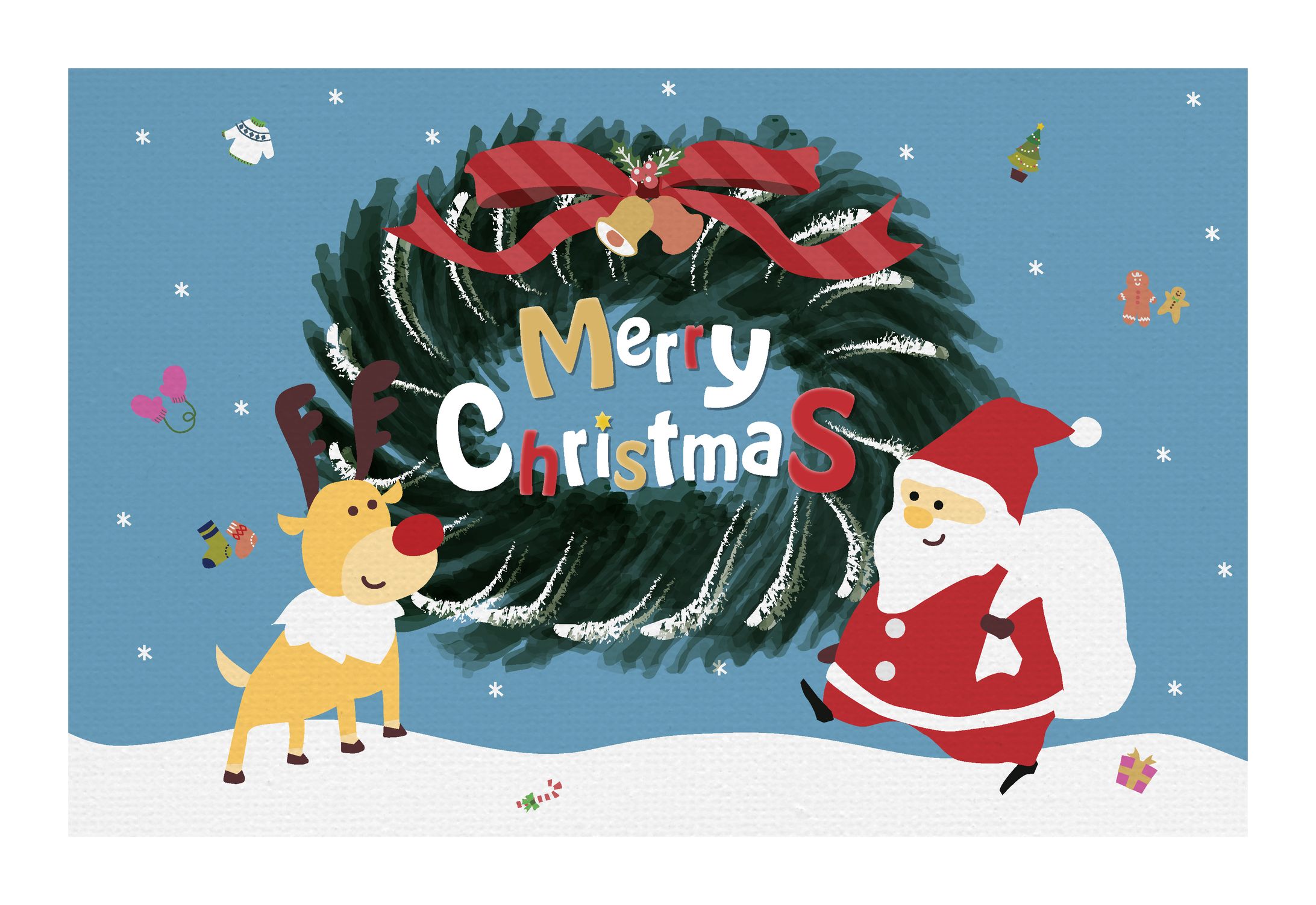 クリスマスカード／2021-1