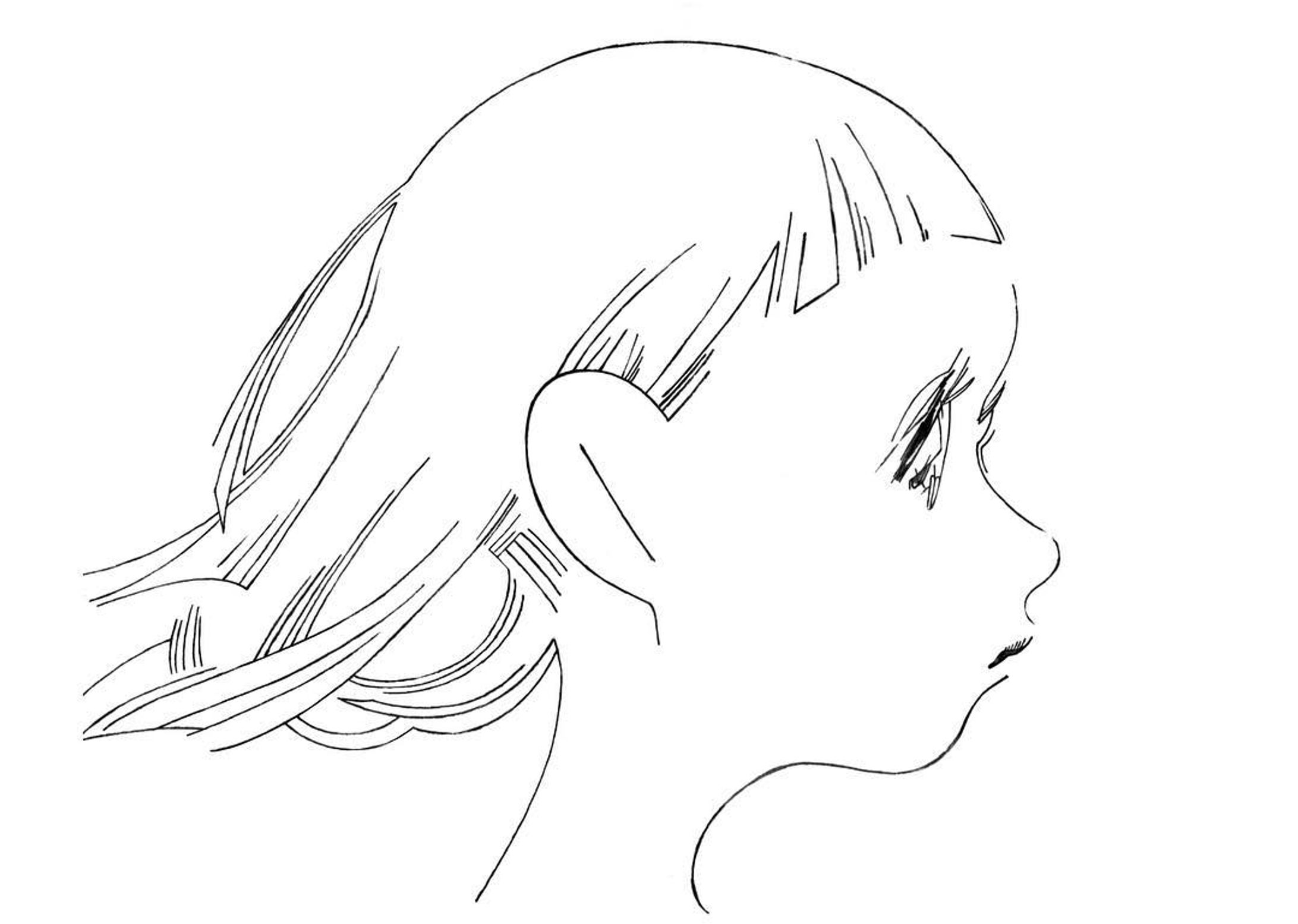 #ilustration #illustration #illustrator #illust #design #mono #monotone #pencil #girl #art #artwork #sketch-1