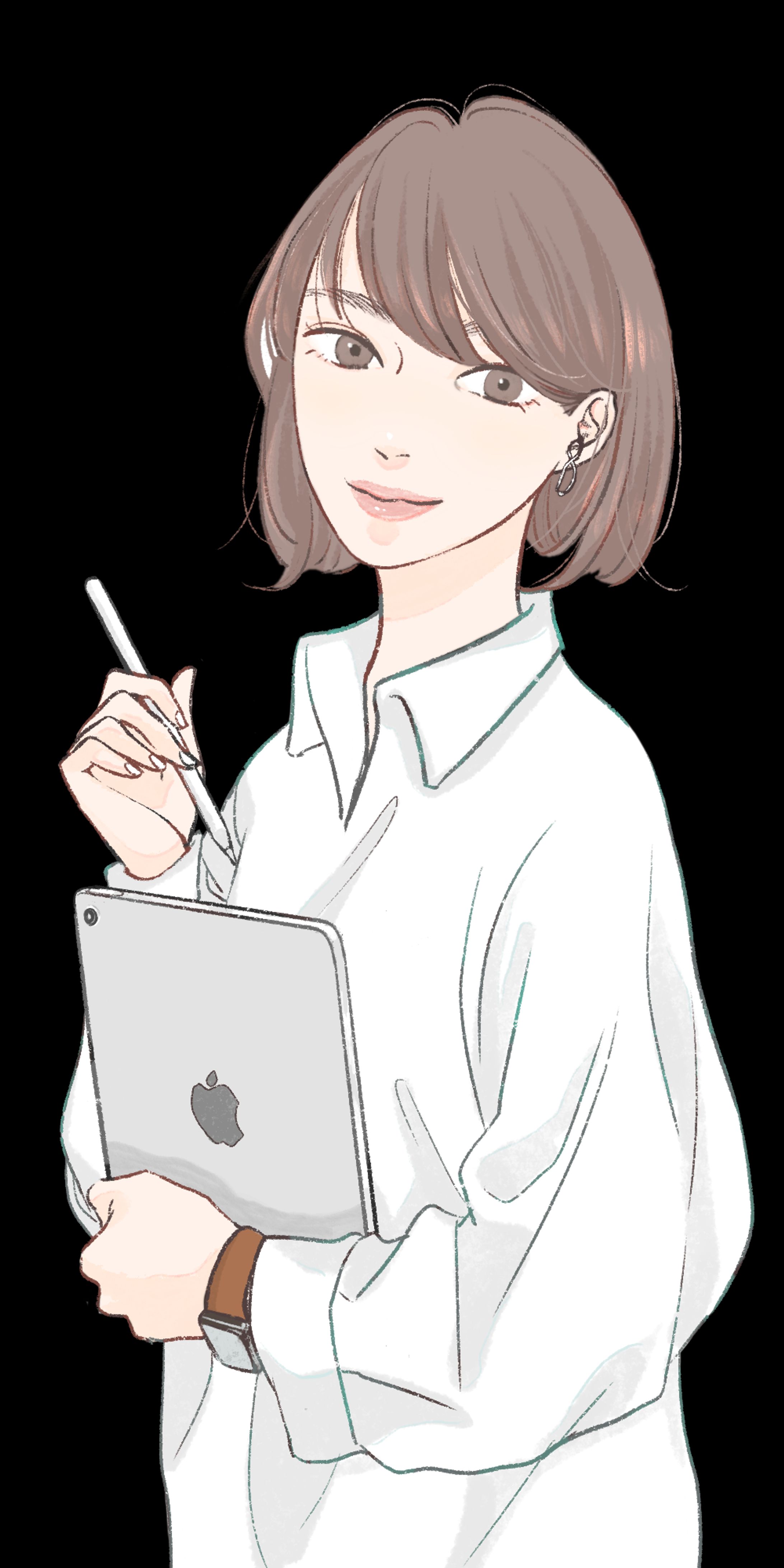 シンプルテイスト/似顔絵-1
