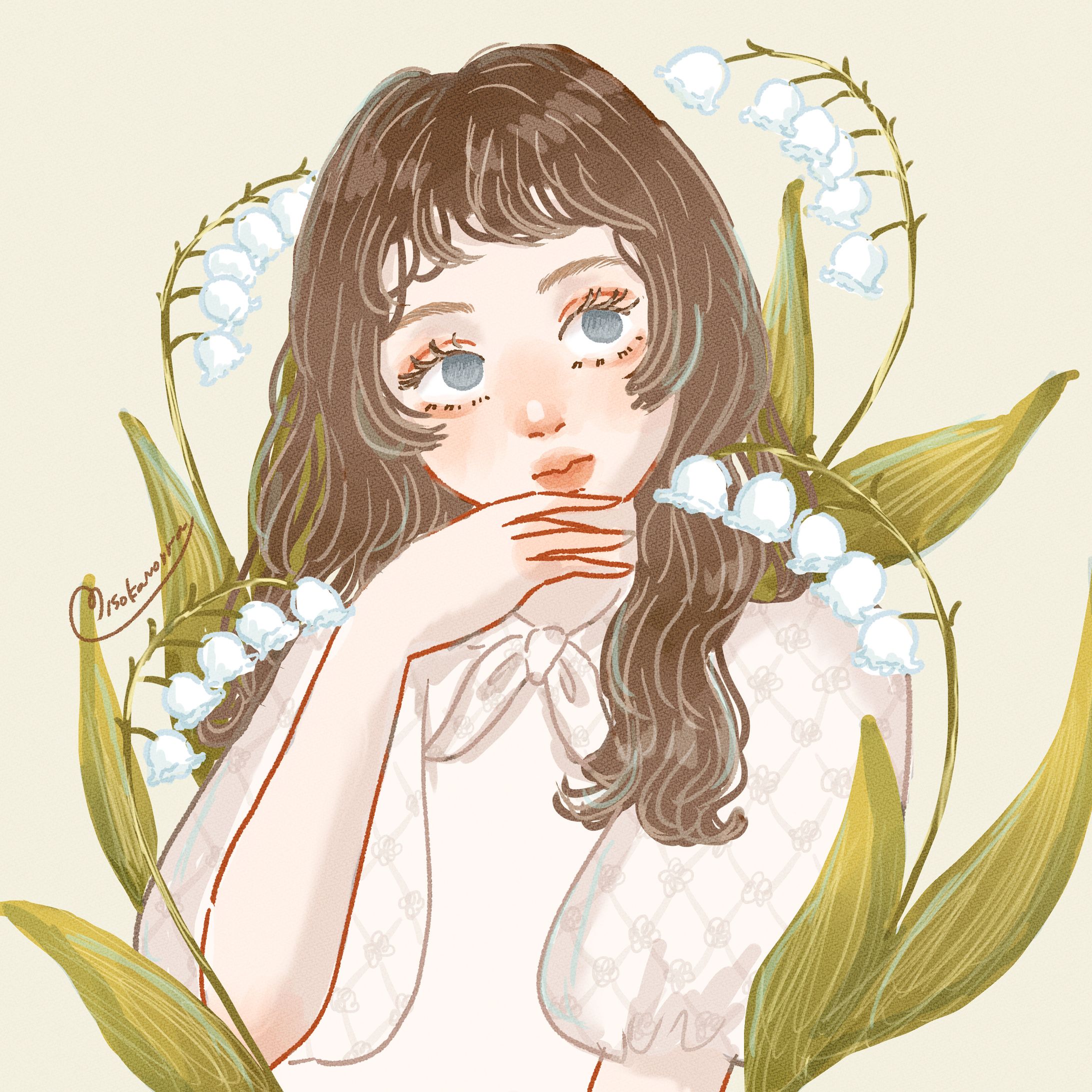 artbook掲載 ・夢見る少女展展示作品-1