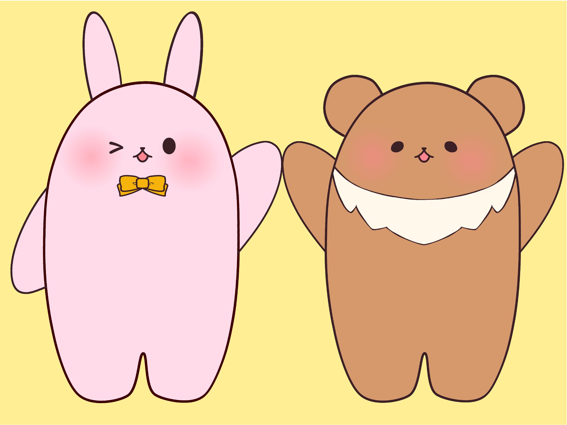 うさぎとくま-1