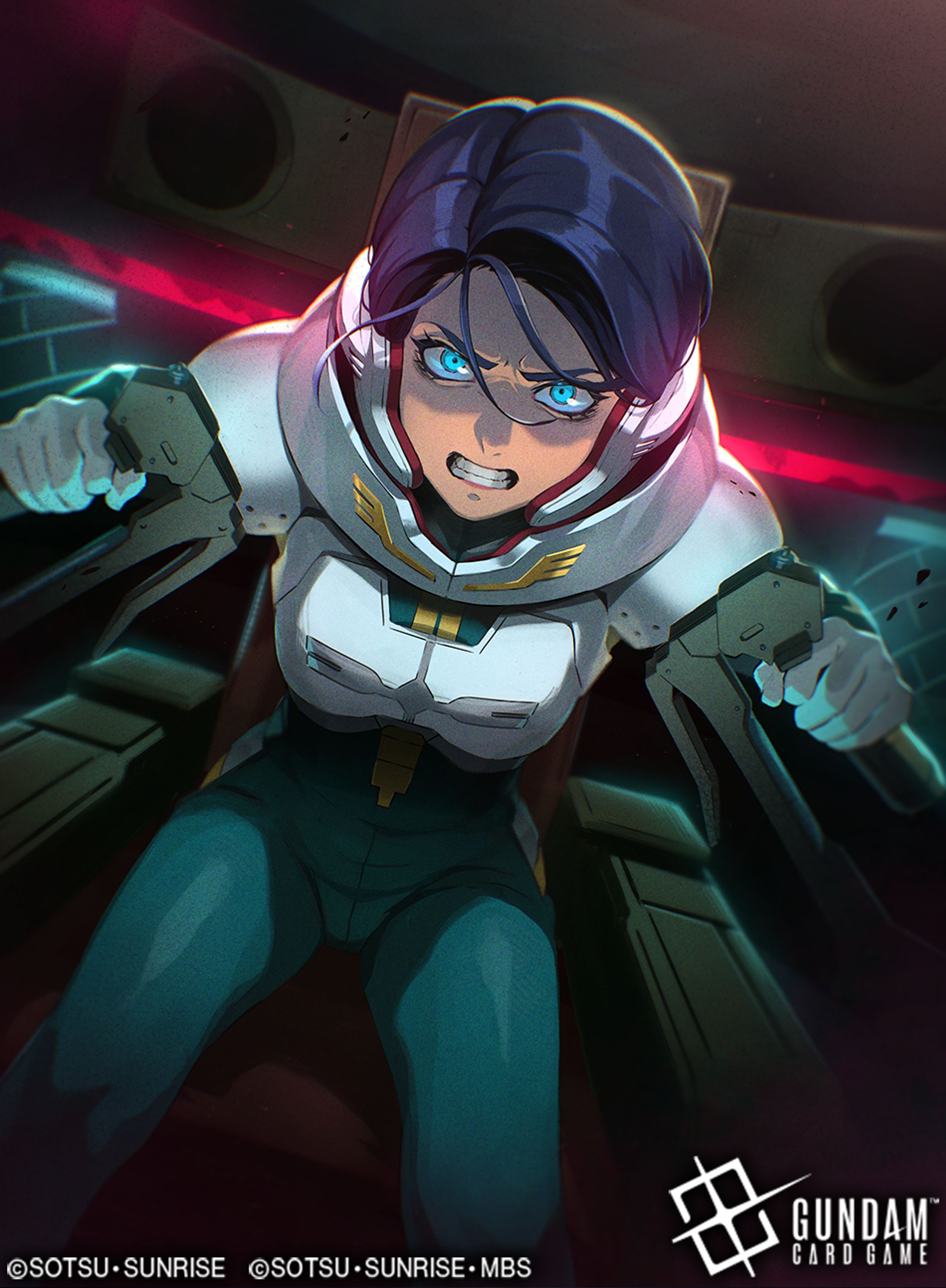 【仕事絵】ガンダムカードゲーム「怨讐の果て」-1