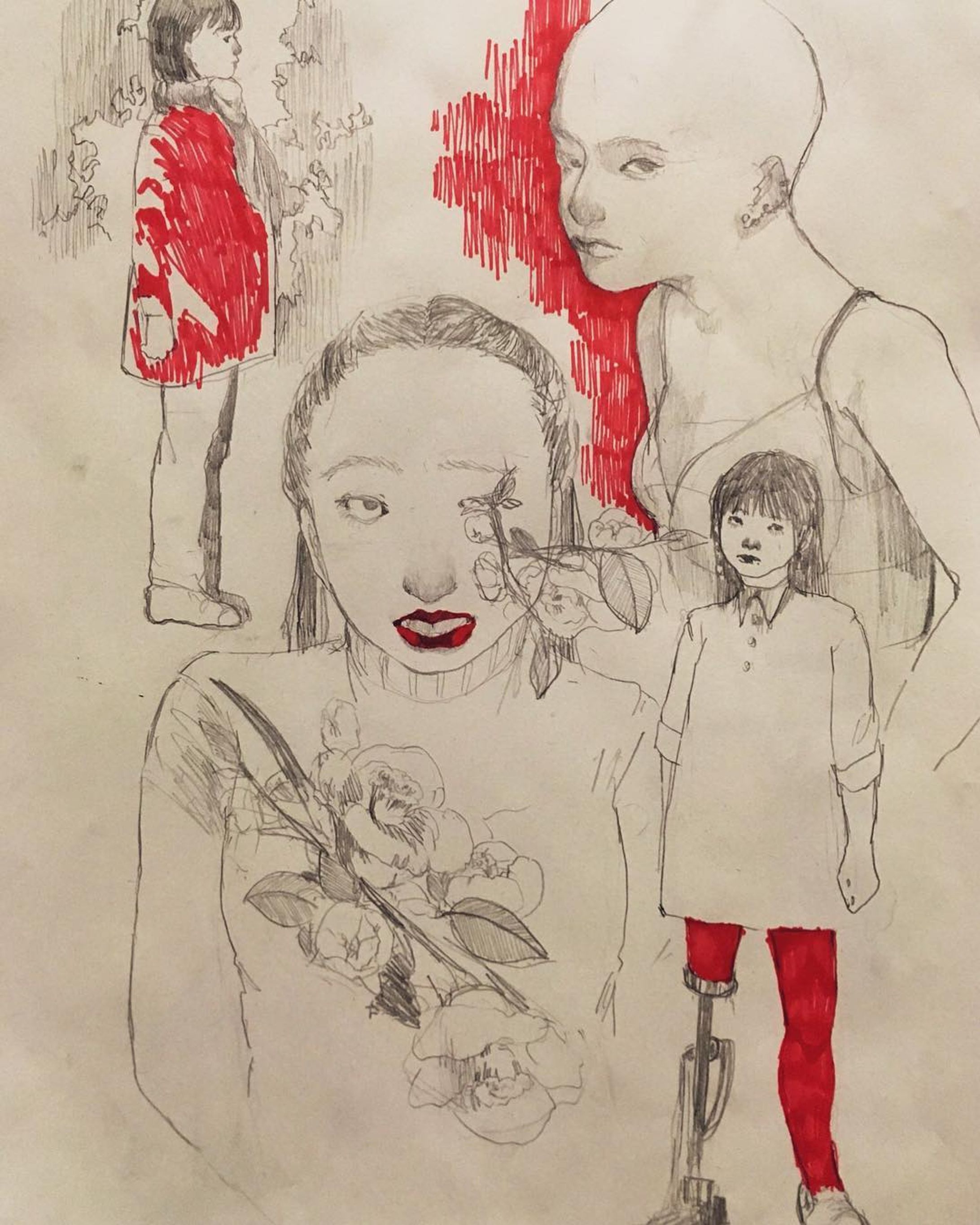 #drawing #croquis#girl #illustration
人にディスられたやつ-1