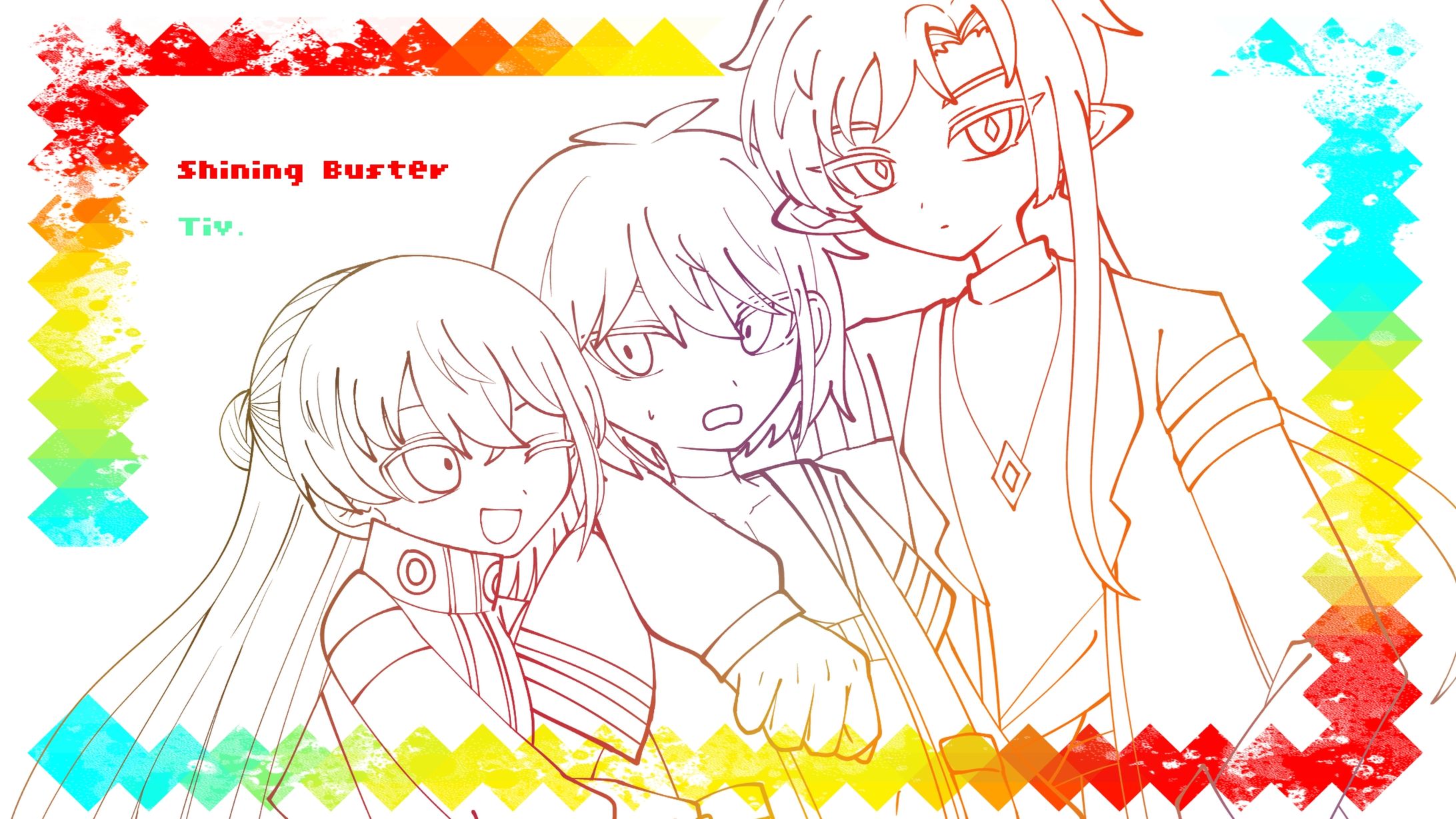 【works】Tiv.様【Shining Buster】楽曲ジャケットデザイン-1