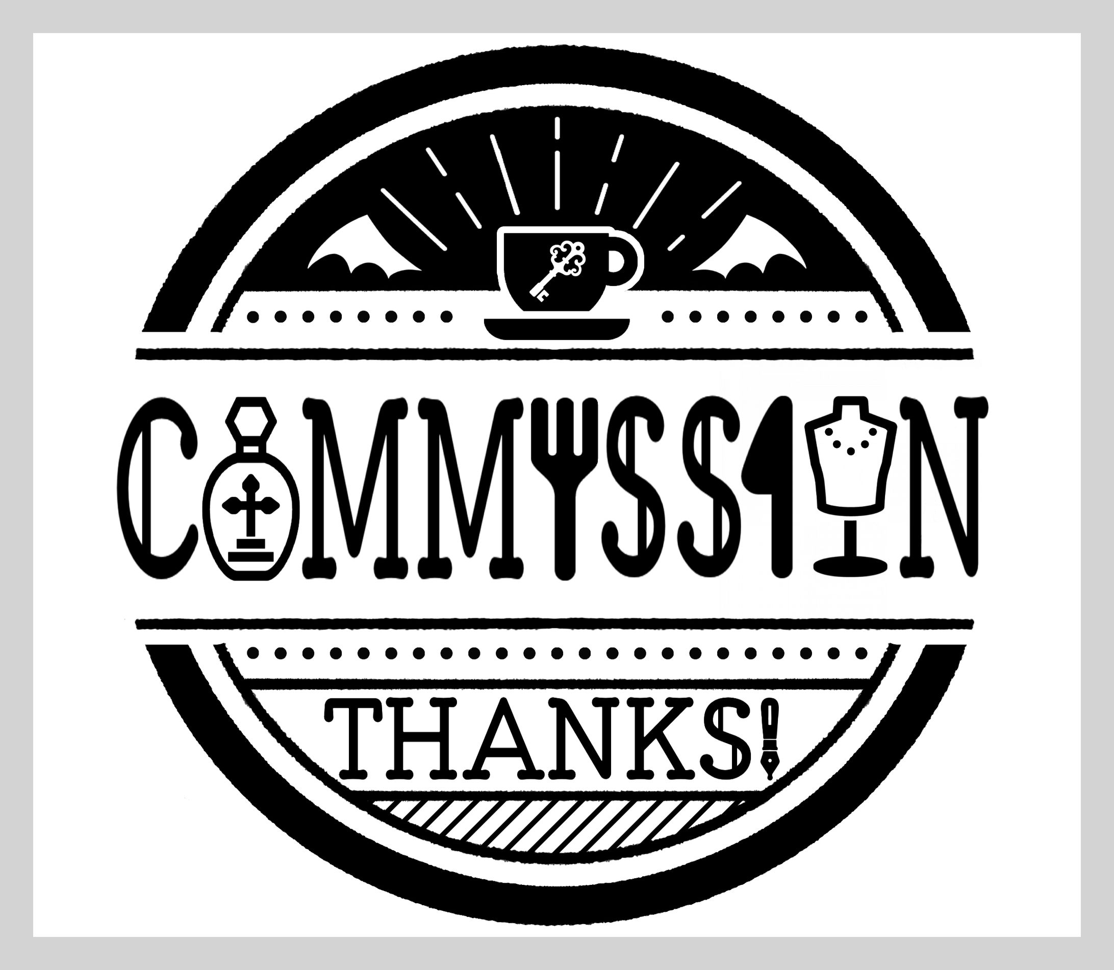 自分用/commission thanks ロゴ-1