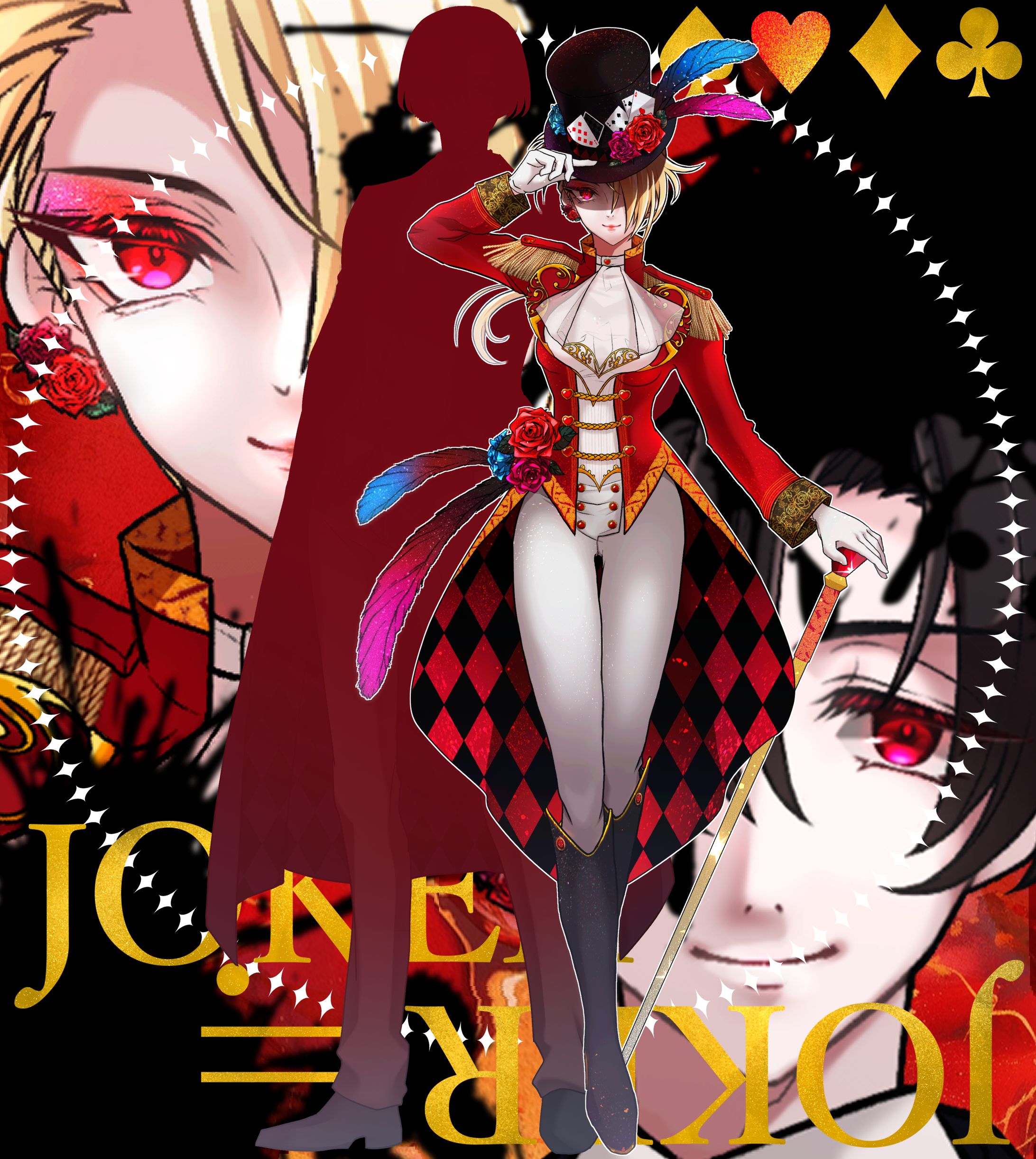 TRPG「JOKER≒JOKER」女性版　立ち絵-1