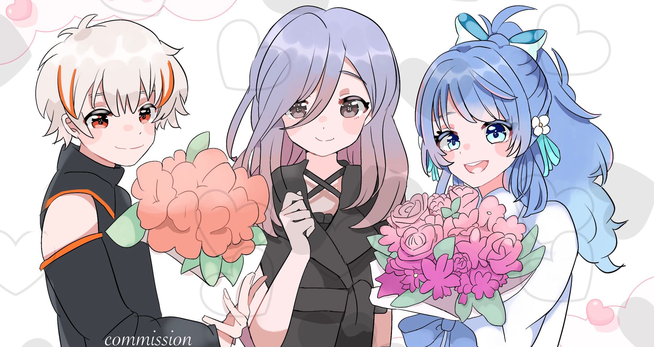 お祝い絵　制作　一枚絵-1