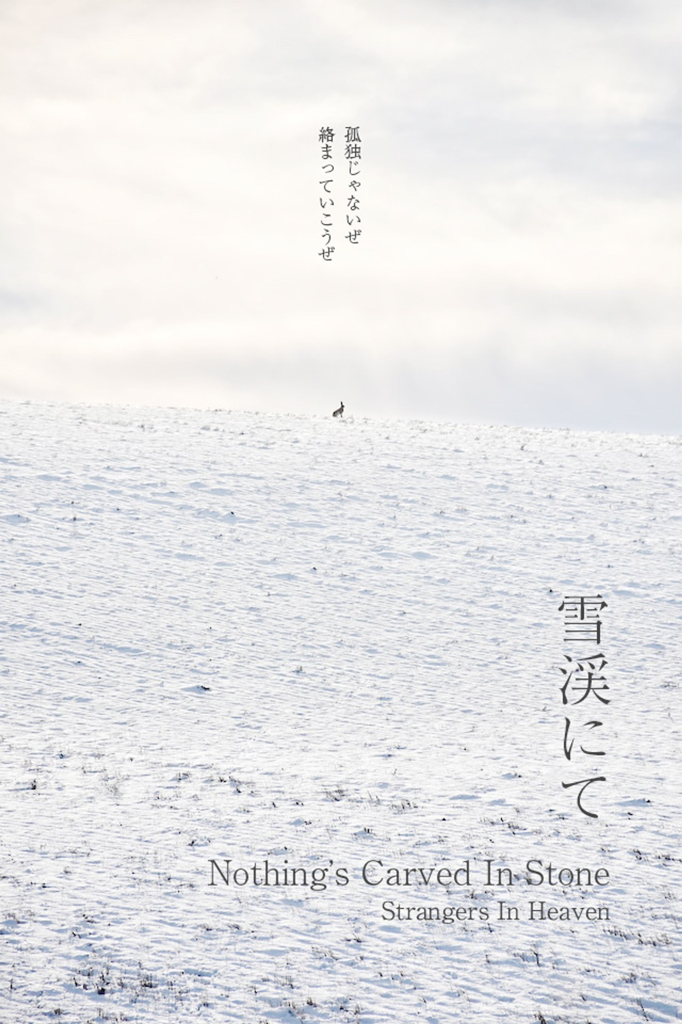 ミュージックイメージデザイン【雪渓にて】-1