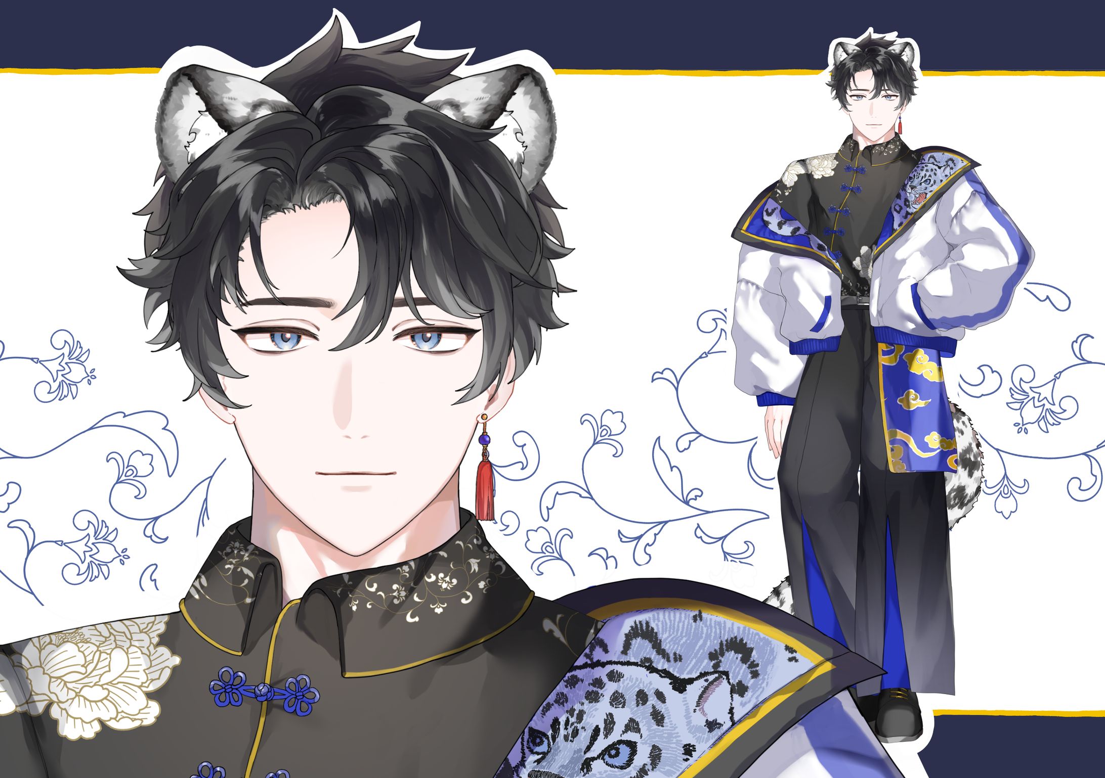  ユキヒョウV立ち絵-1