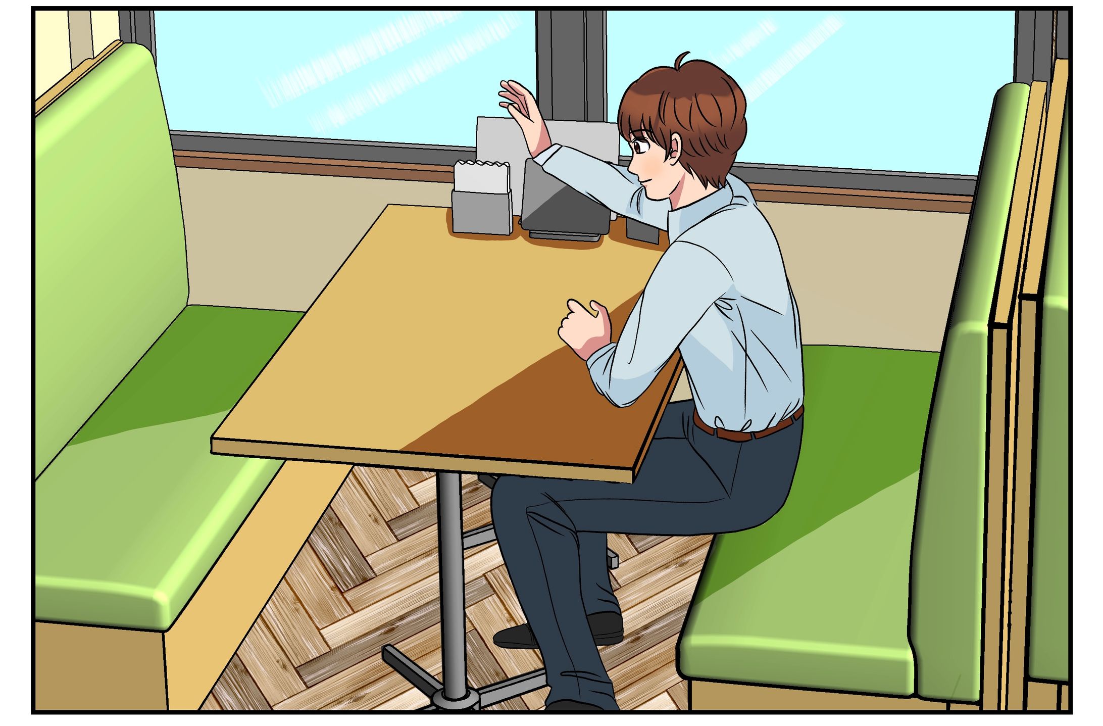 【サンプル】　人物と背景-1