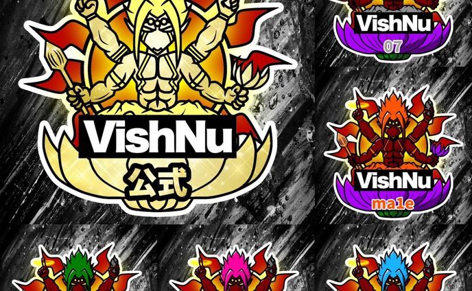 ❖Mascot logo❖

concept:ヴィシュヌ神

text:VishNe

Plz Twitter Follow& like

#マスコットロゴ #Mascotlogo #キャラクターロゴ #クランアイコン #クラン #デザイン #イラスト #依頼 #マスコット 
#logo #mascot #design #logodesigner #designer #character