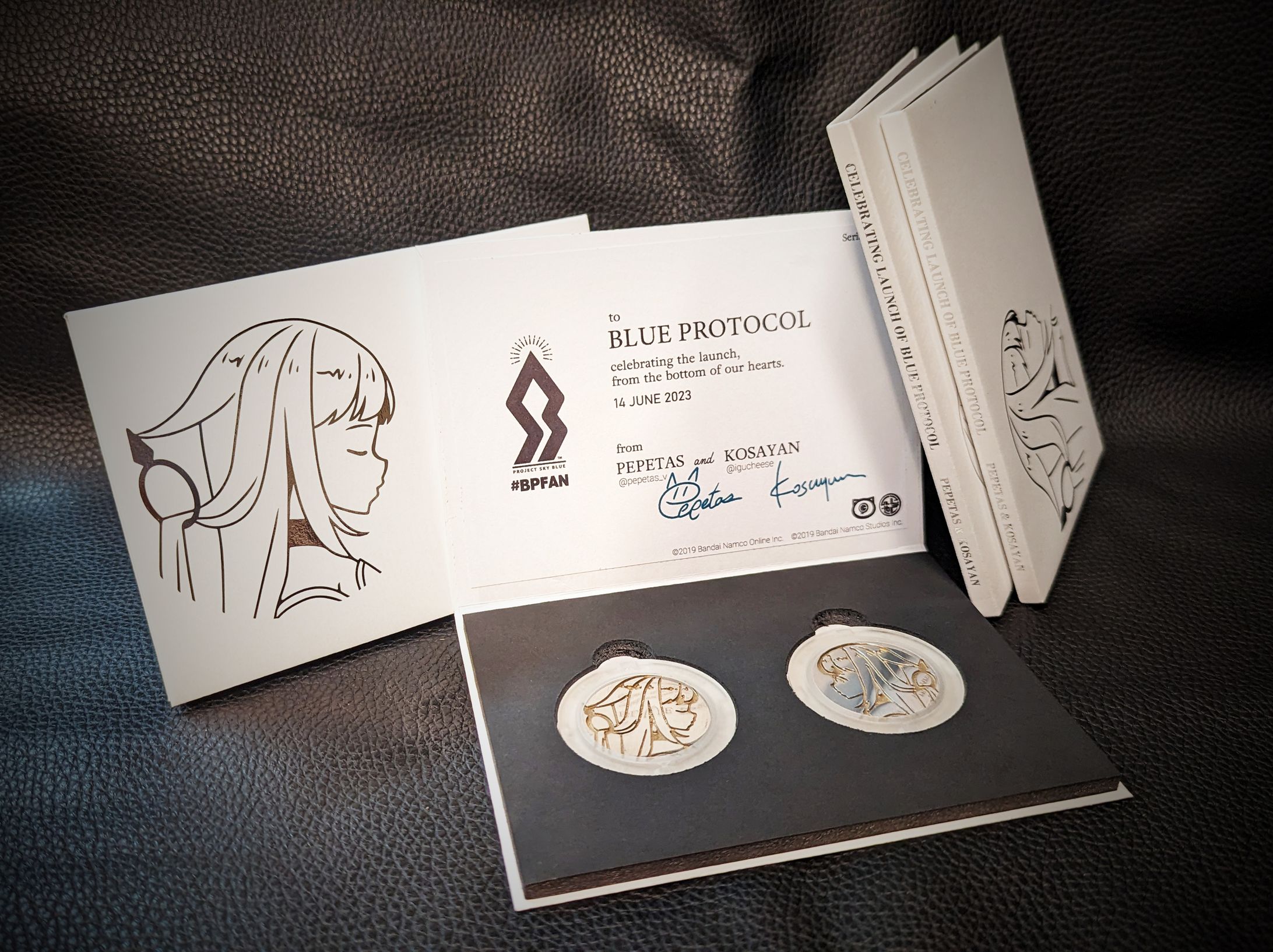 【ペペタスさん合作】BLUE PROTOCOL サービス開始記念コイン-1