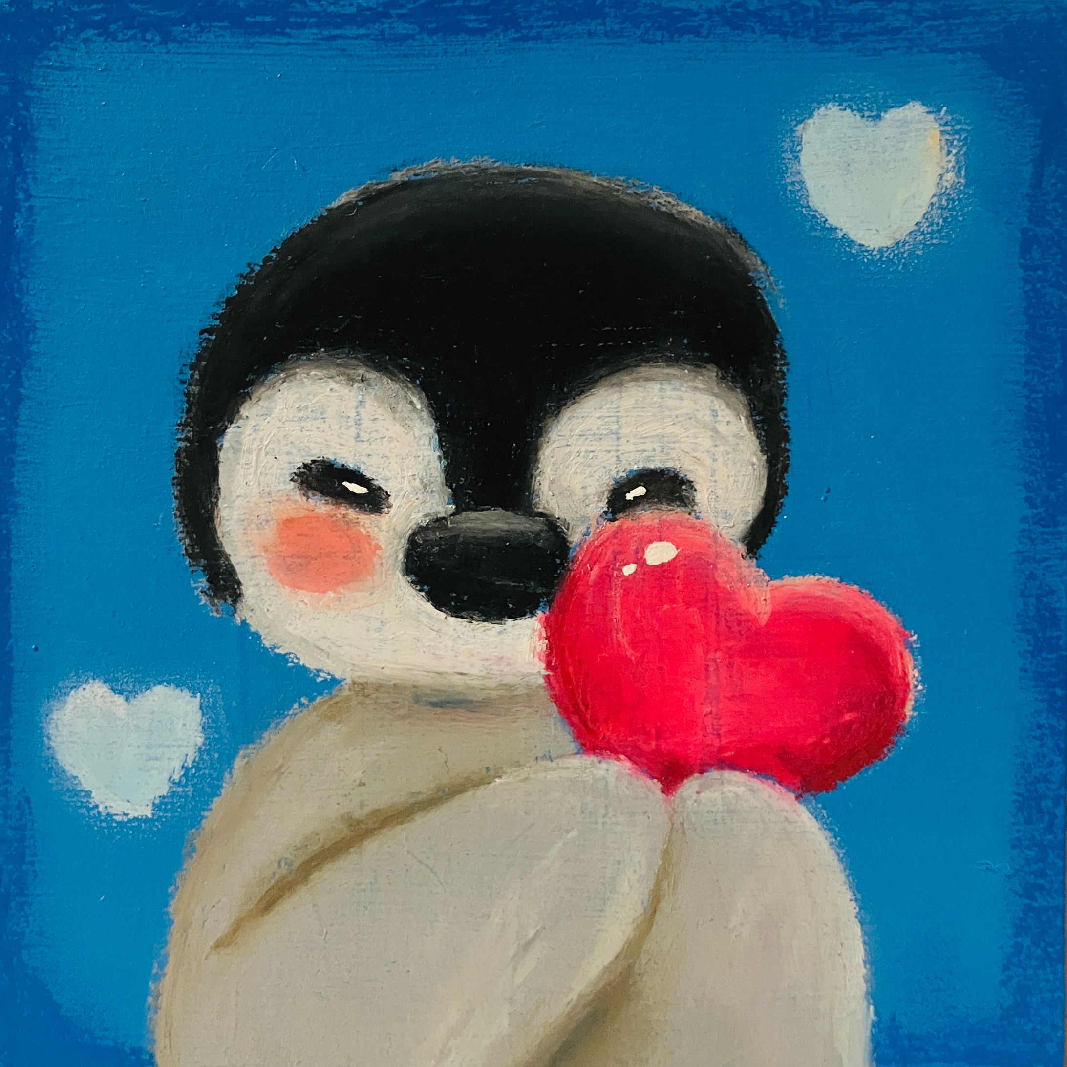 子ペンギンとバレンタインハート-1