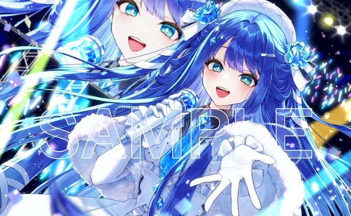 IRIAM事務所Lapis Live様 キービジュアル・グッズ用イラスト