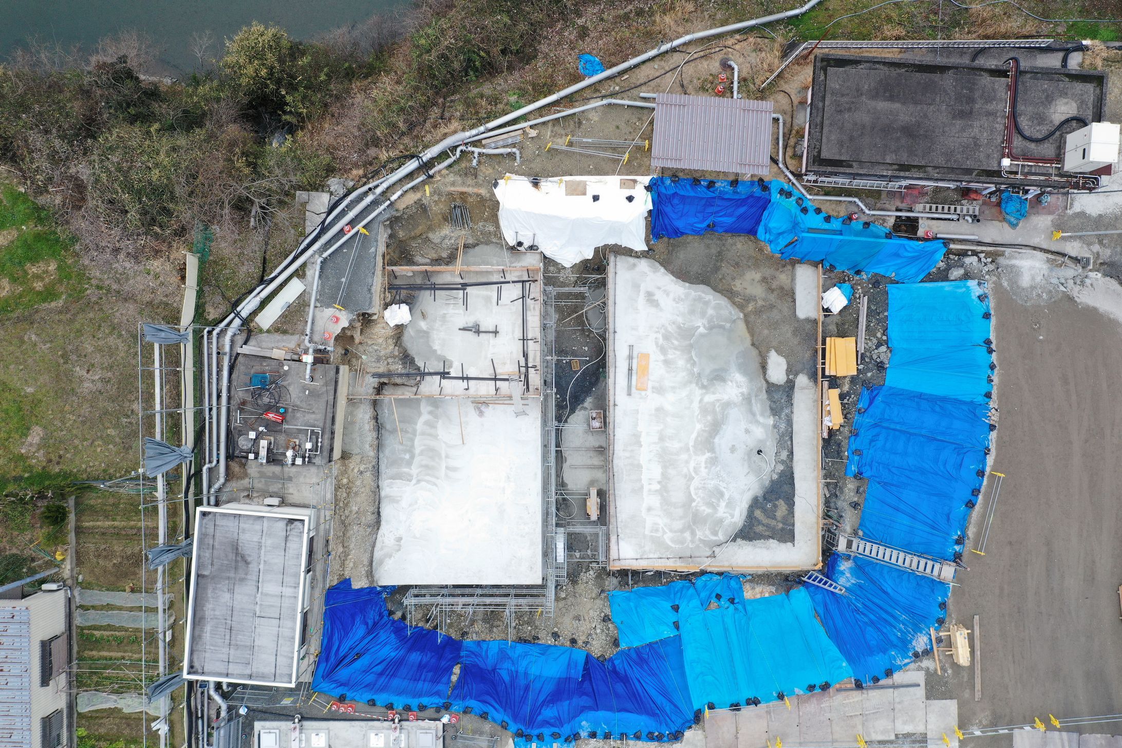 ドローンにて工事進捗管理-1
