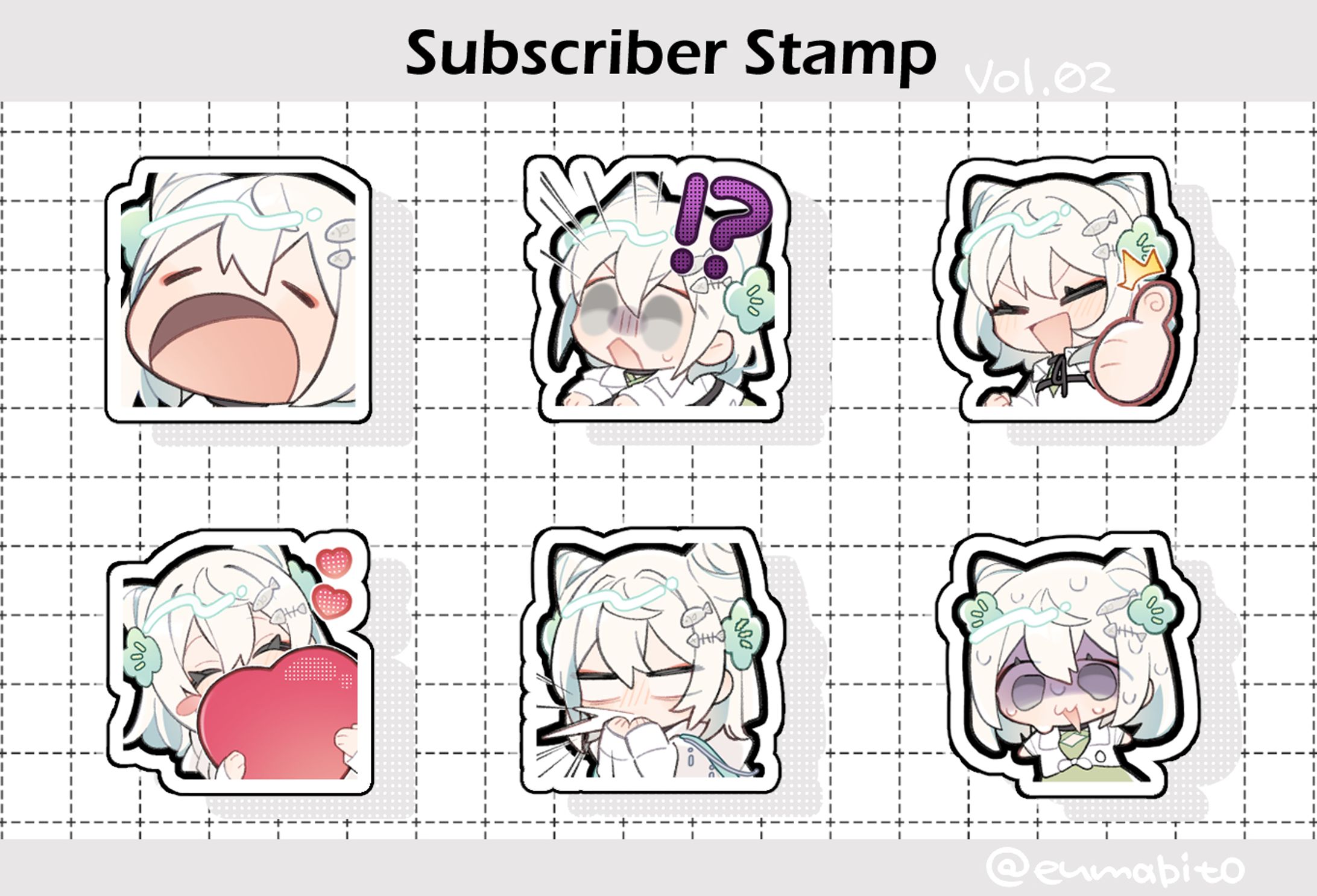 Twitch スタンプ制作 vol.2-1