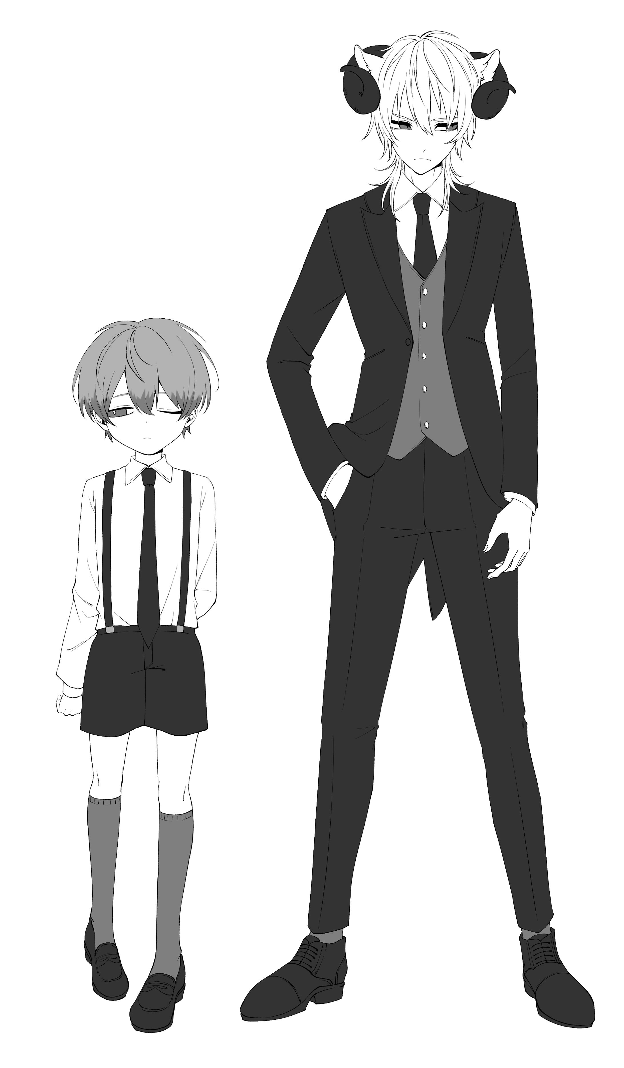 歌ってみた動画用イラスト-1