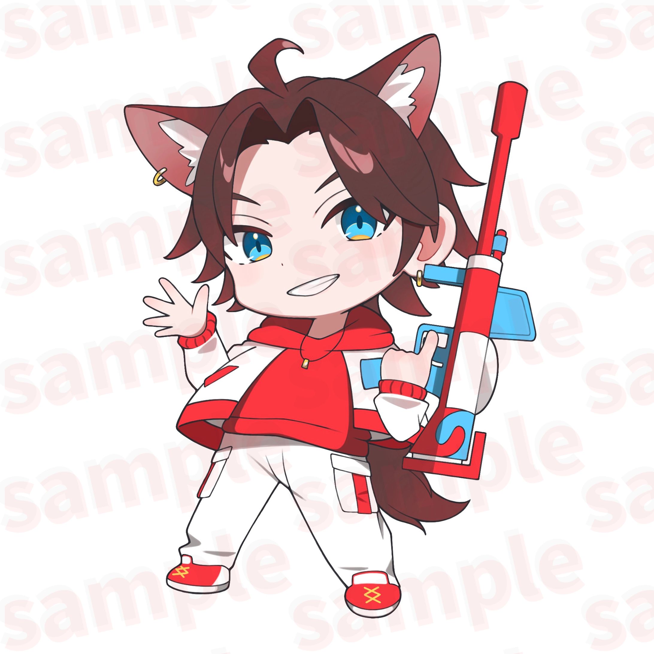 ブロスタ SUPER CREATOR Sou*様 キャラクターデザイン＆立ち絵イラスト-1