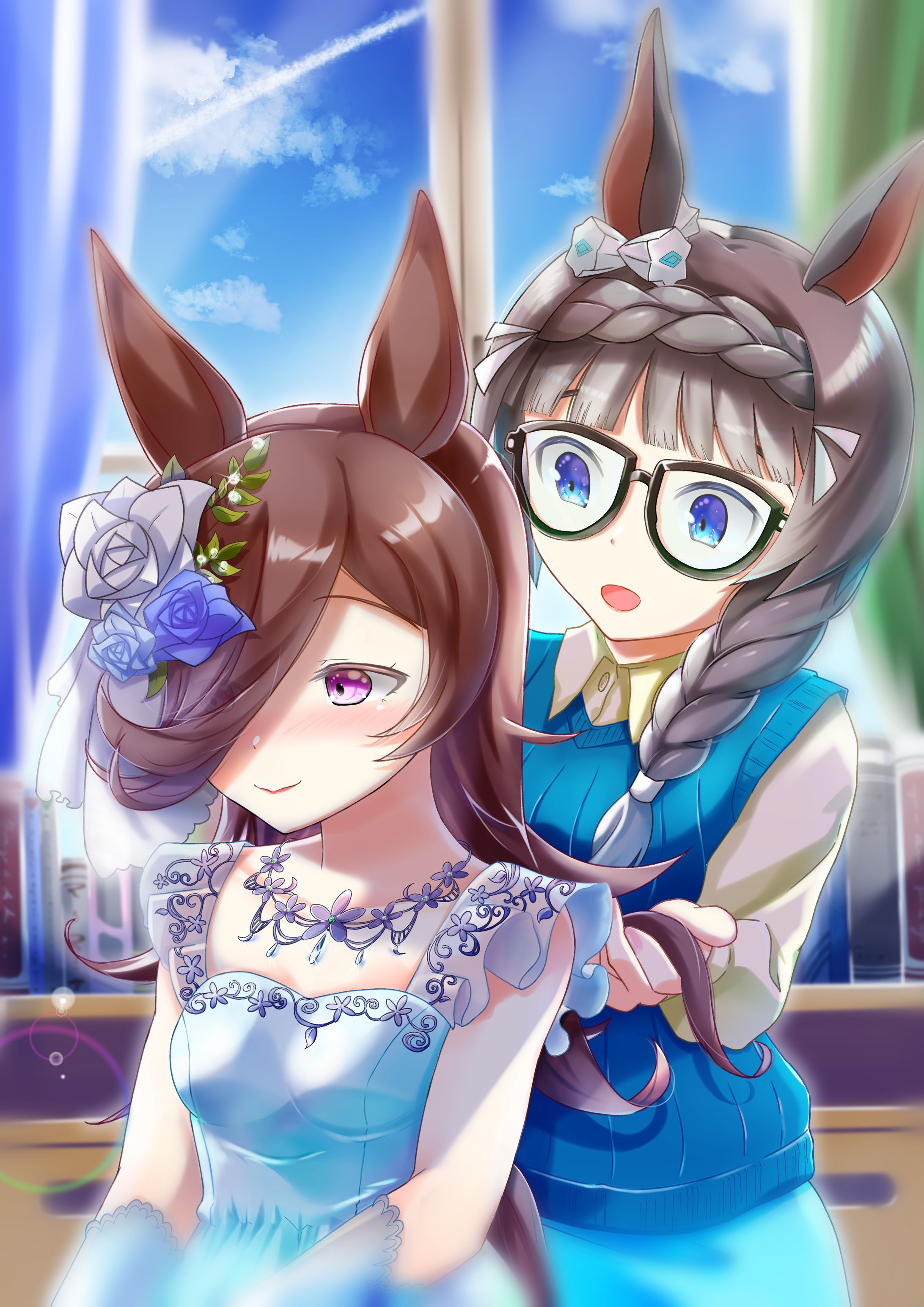 ウマ娘　ライスシャワー　ゼンノロブロイ-1