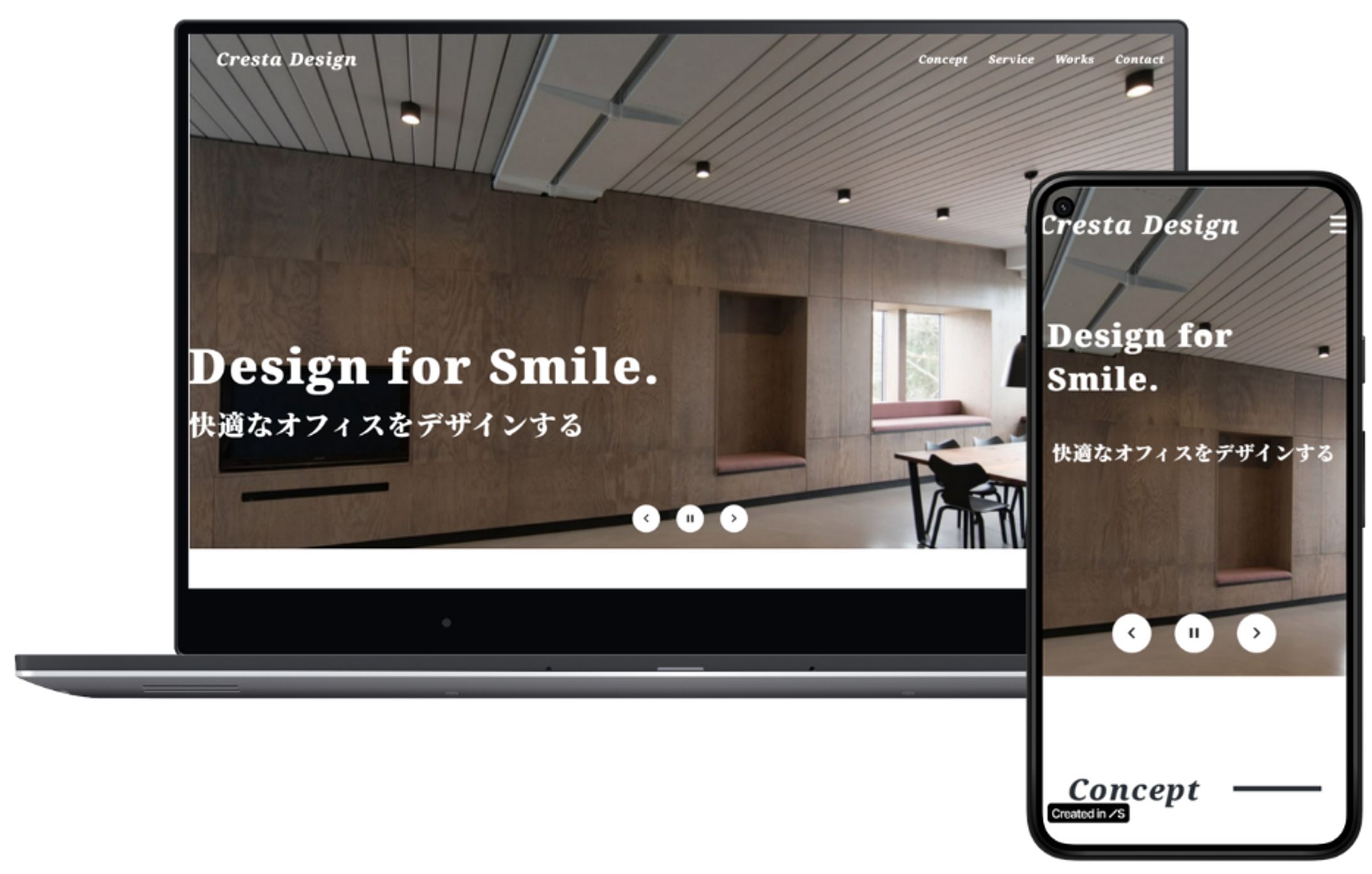 コーポレート　架空サイト-1