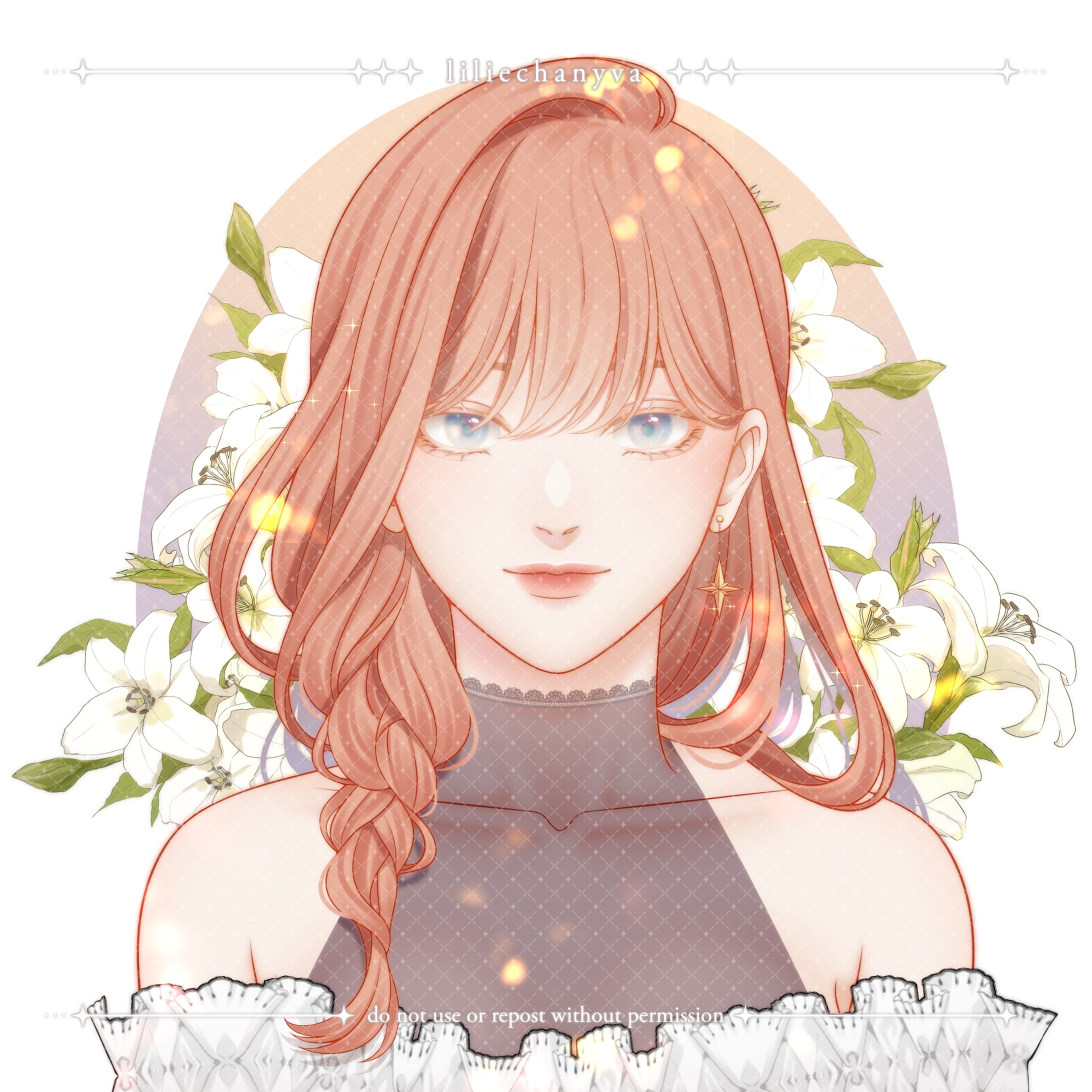 dewy morning lilies-1