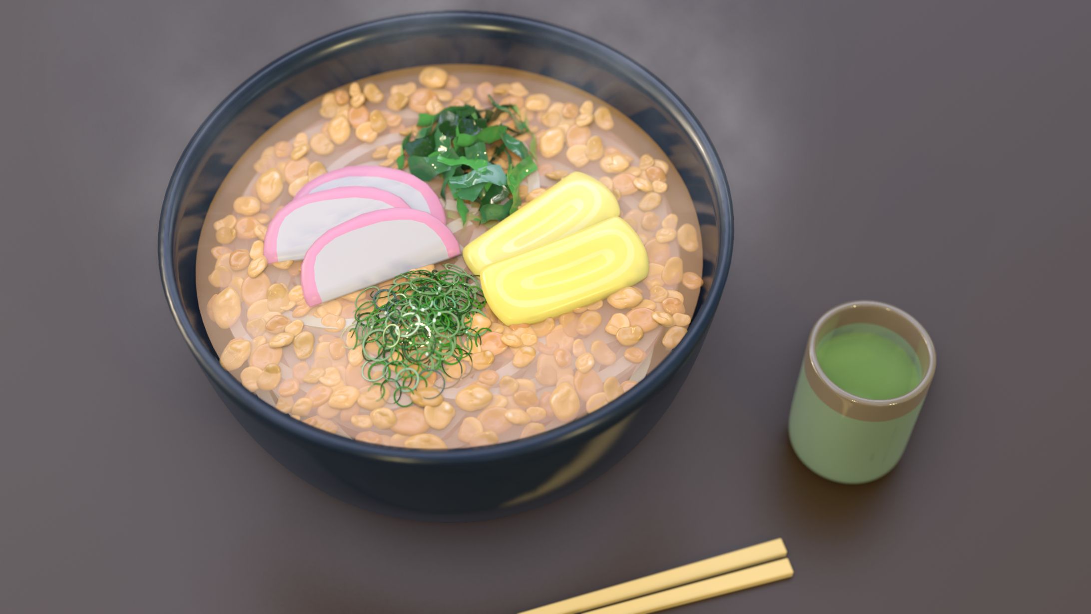 3DCG うどん-1