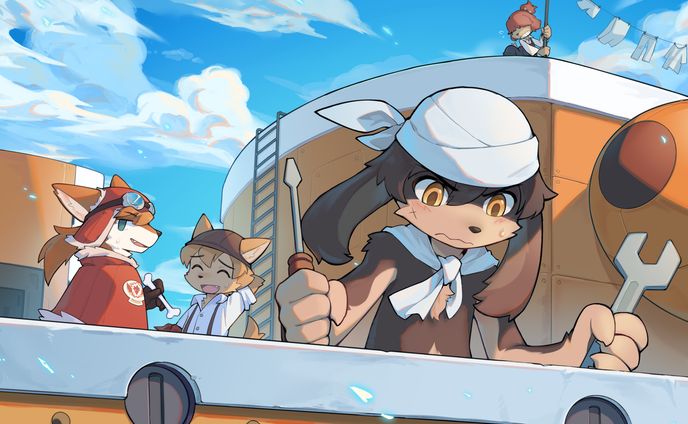 イラストレーター、キャラクターデザイナー、二次創作