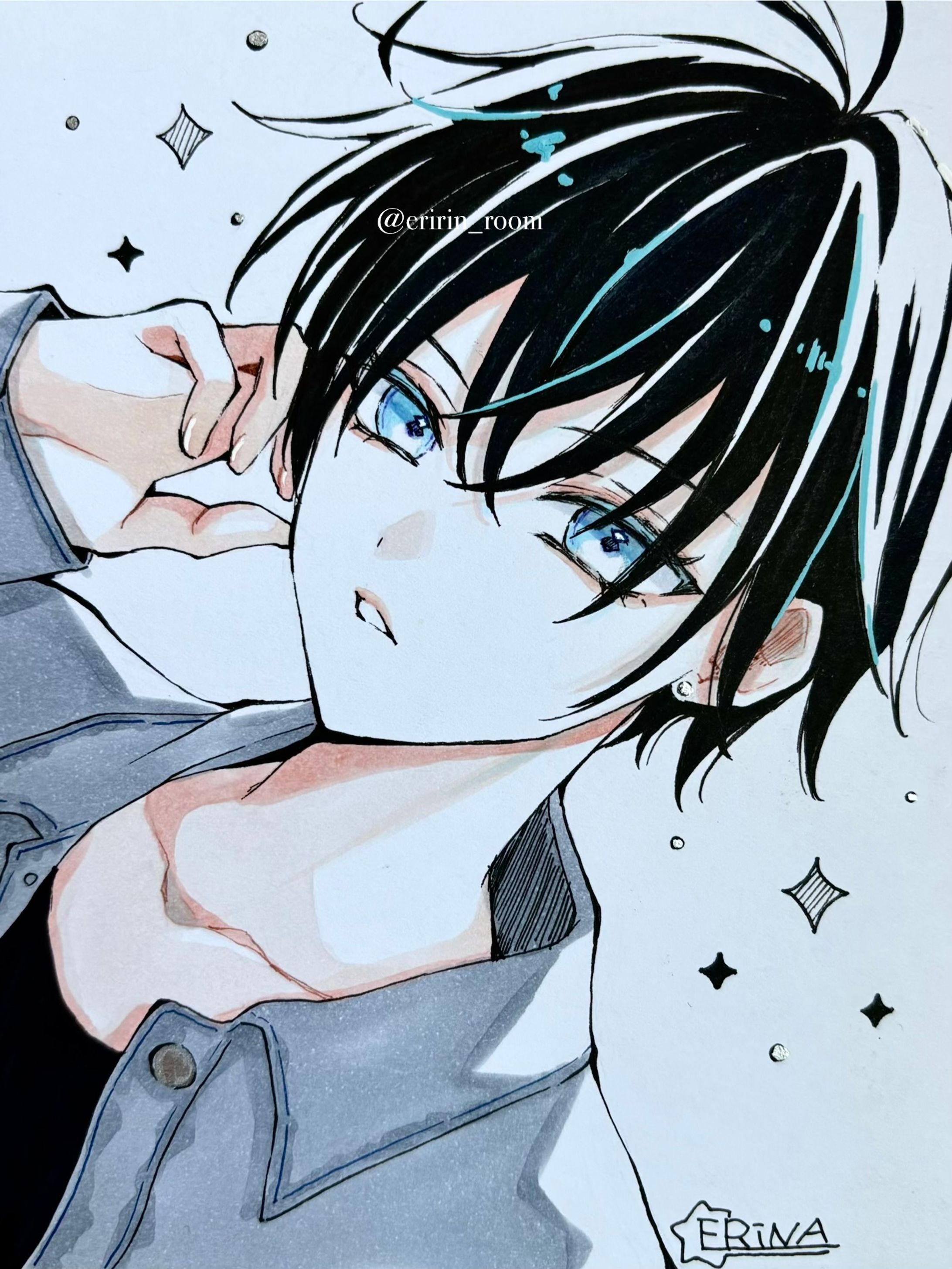 OC/アナログ絵-1
