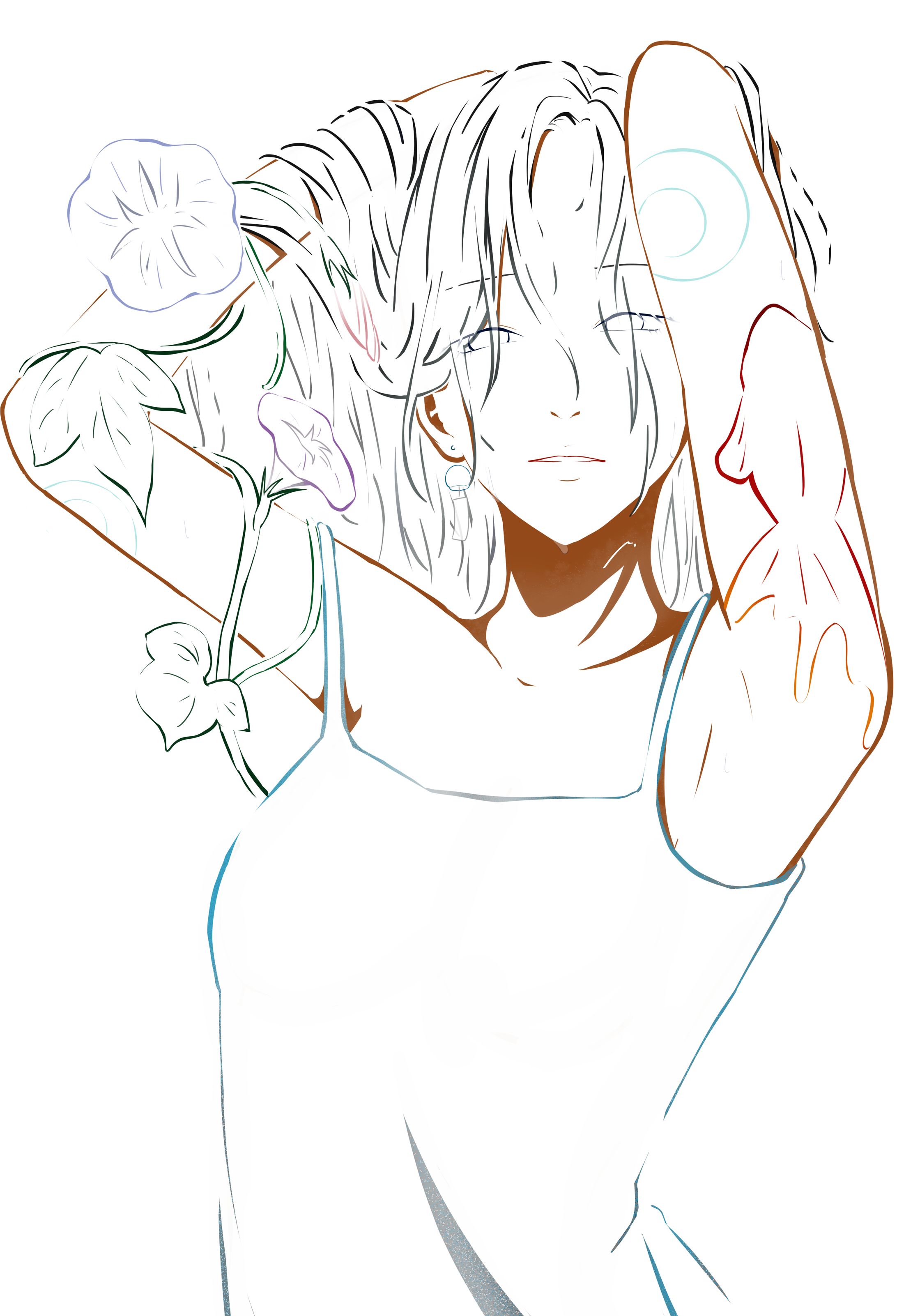 メガネのイラスト(4)-1