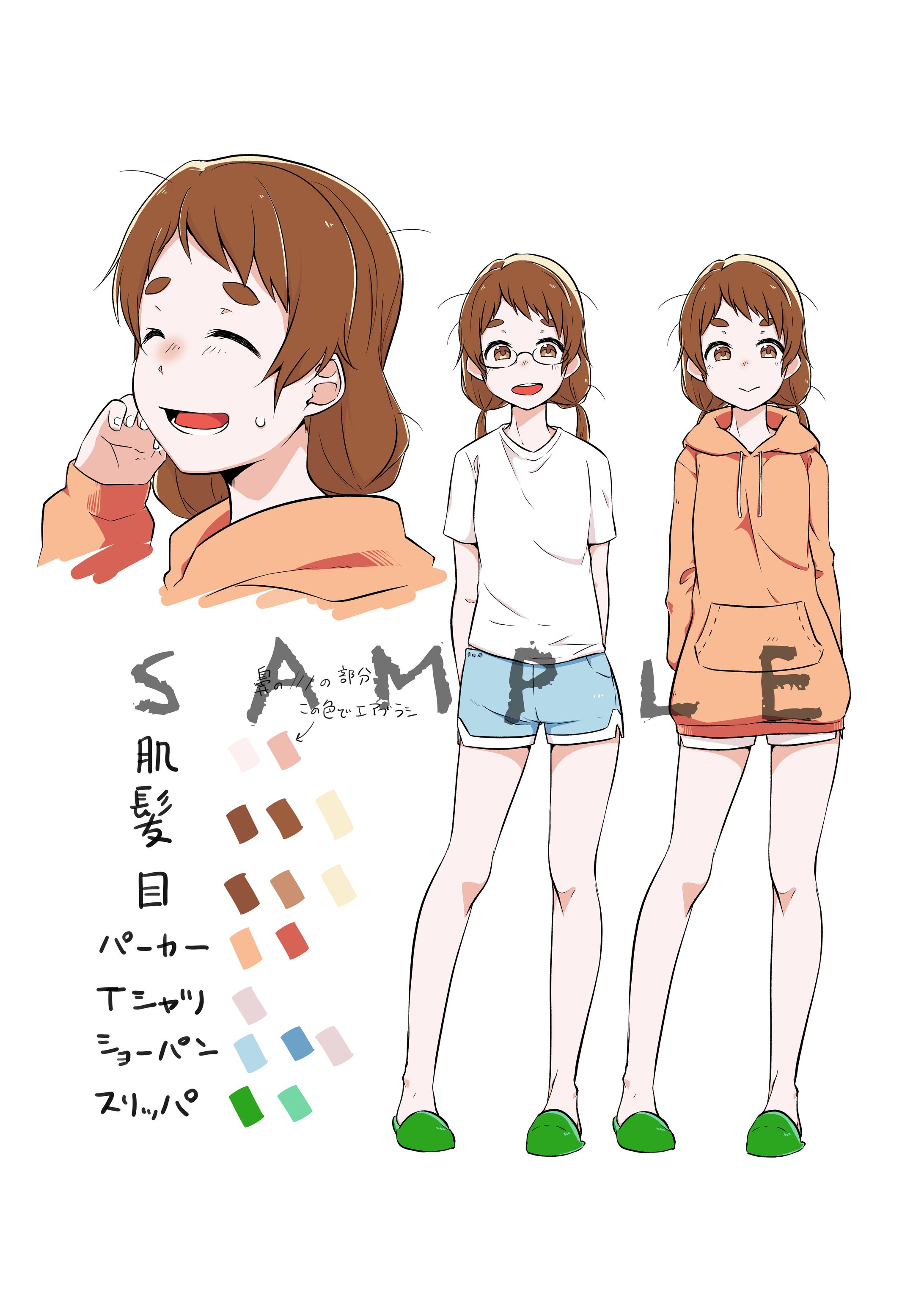 YouTube漫画　キャラクターデザイン-1