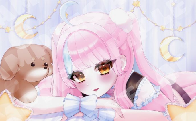 望月るな様 OPループアニメーション用イラスト
