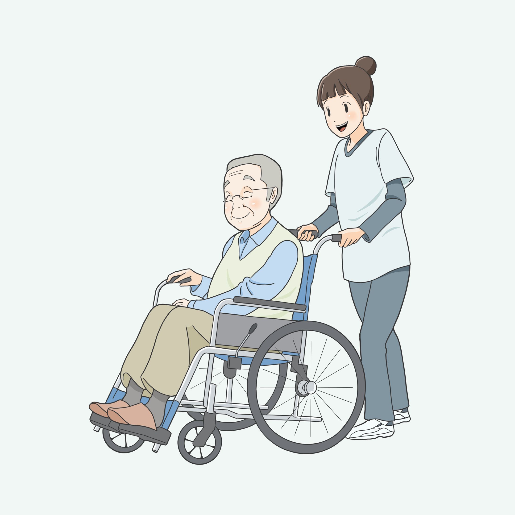介護・福祉向けカットイラスト【サンプル】-1