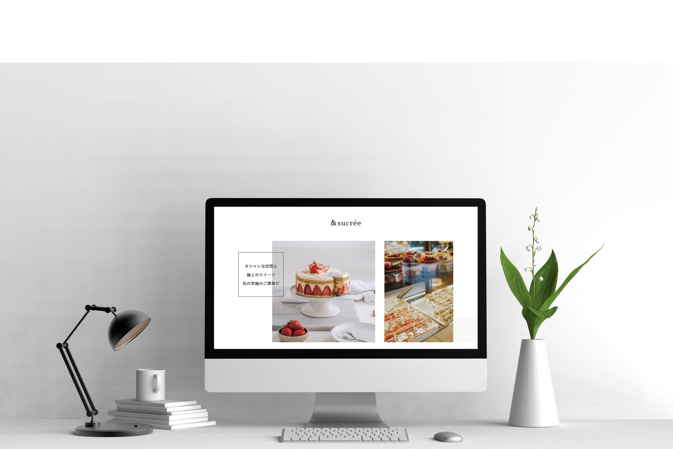 Cake ShopのLP制作デザイン-1