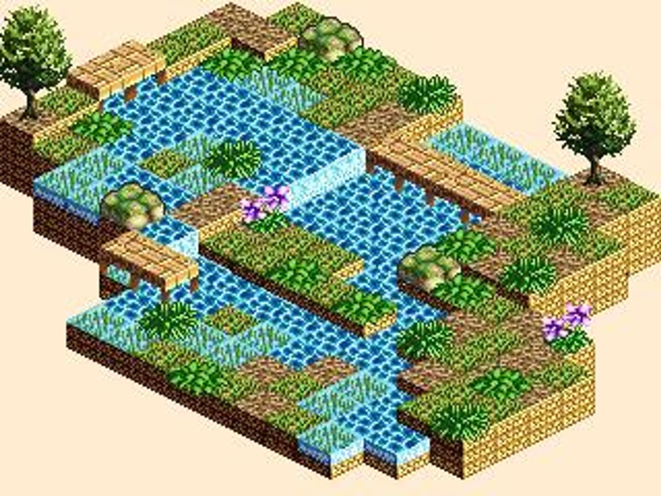 ドット絵　川マップ-1