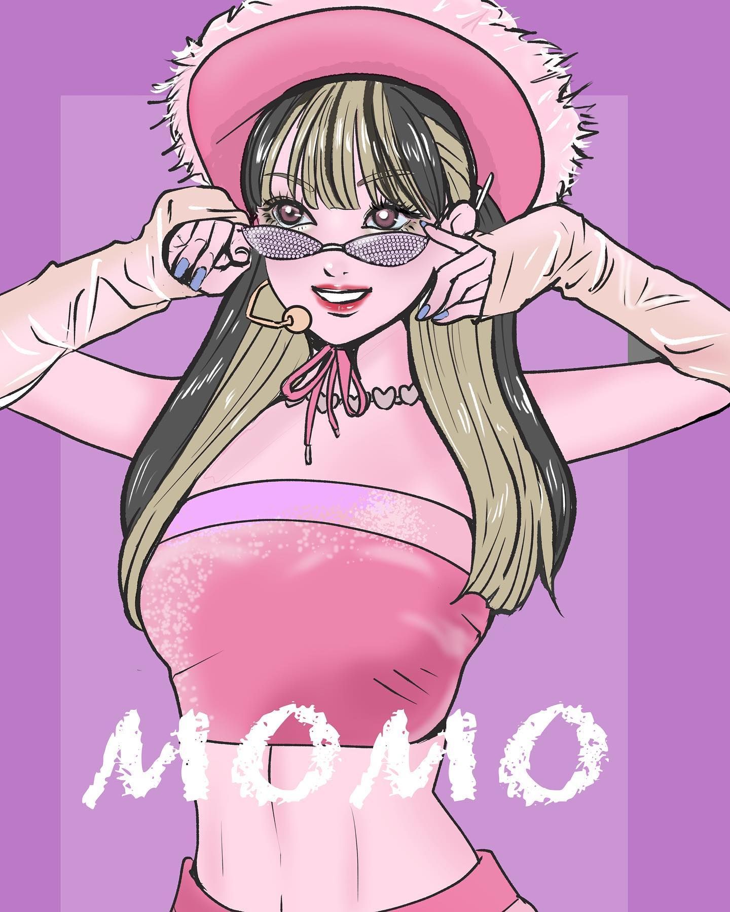 TWICE MOMOちゃんのファンアート