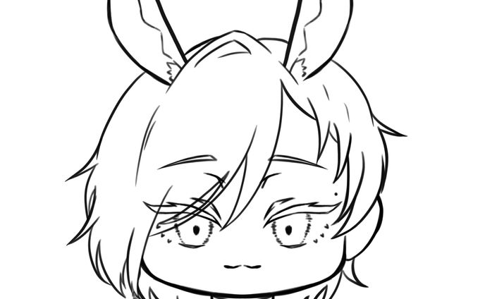 創作 ミニキャラ 顔のみ