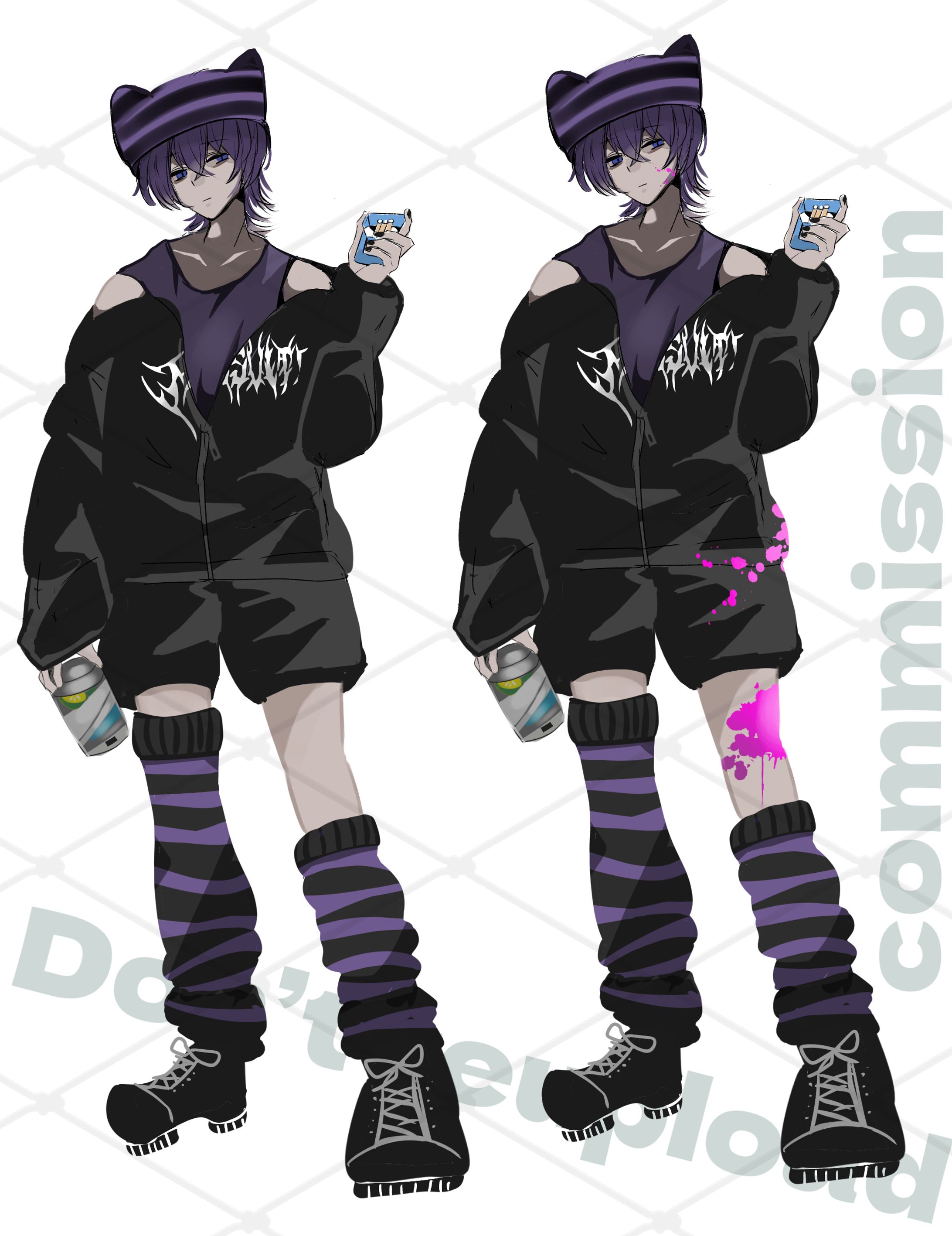 ラフキャラクターデザイン立ち絵　制作-1