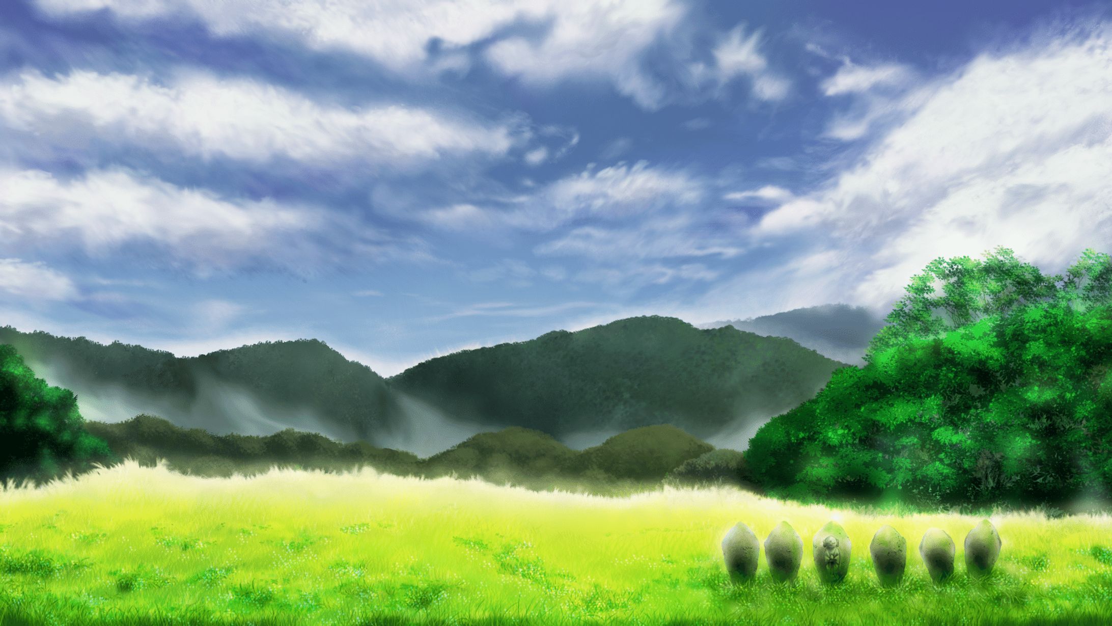 デジタル背景（自然）-1