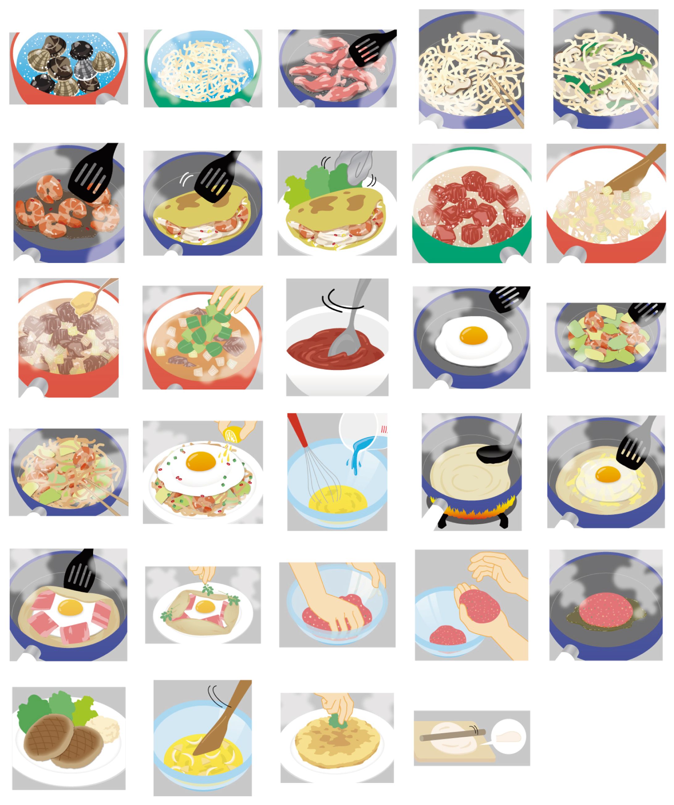 小学生～大人向け教材 世界の料理レシピ特集 挿絵-1