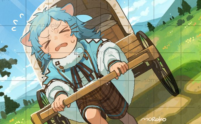漫画動画、一枚絵イラスト