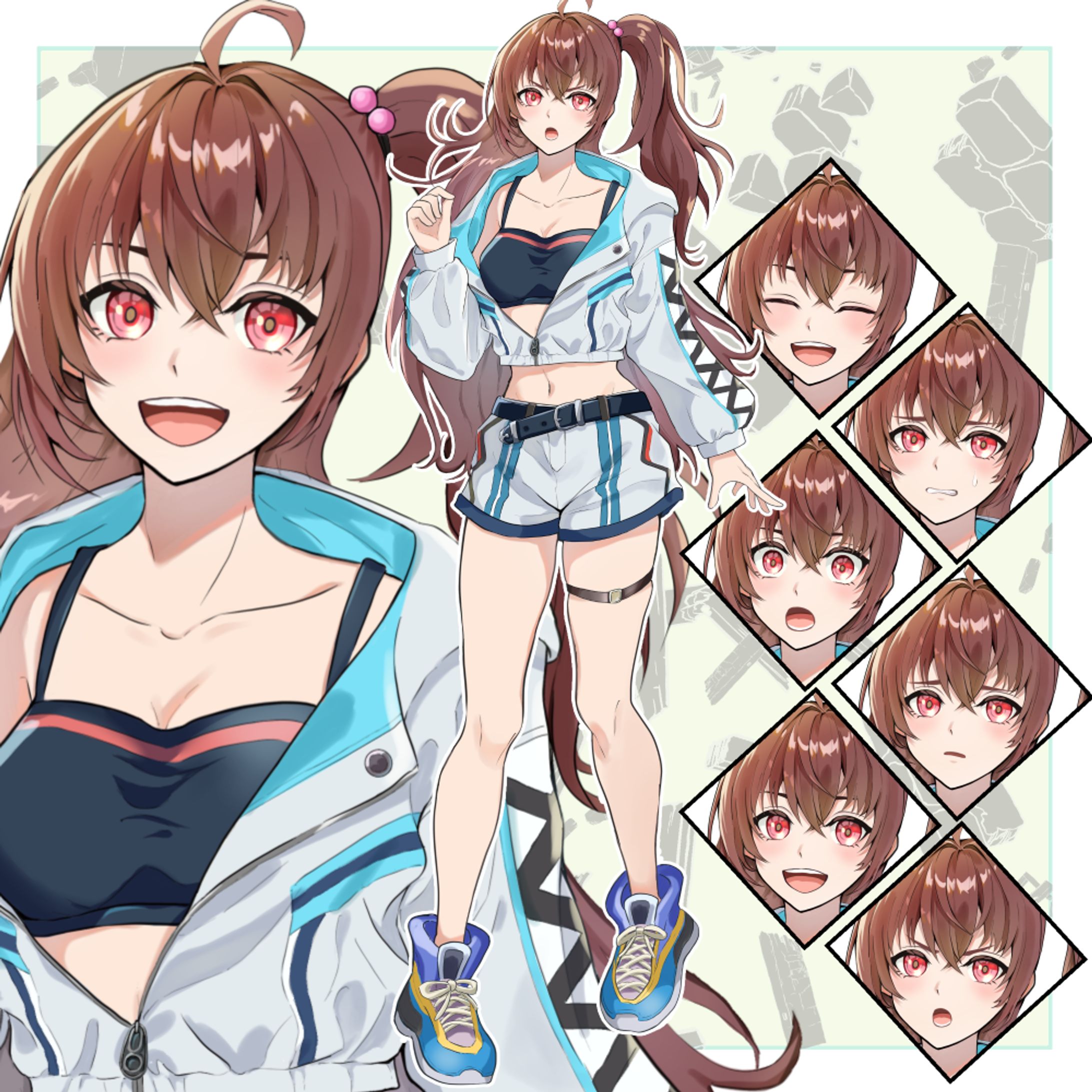 スポーティーな女の子-1